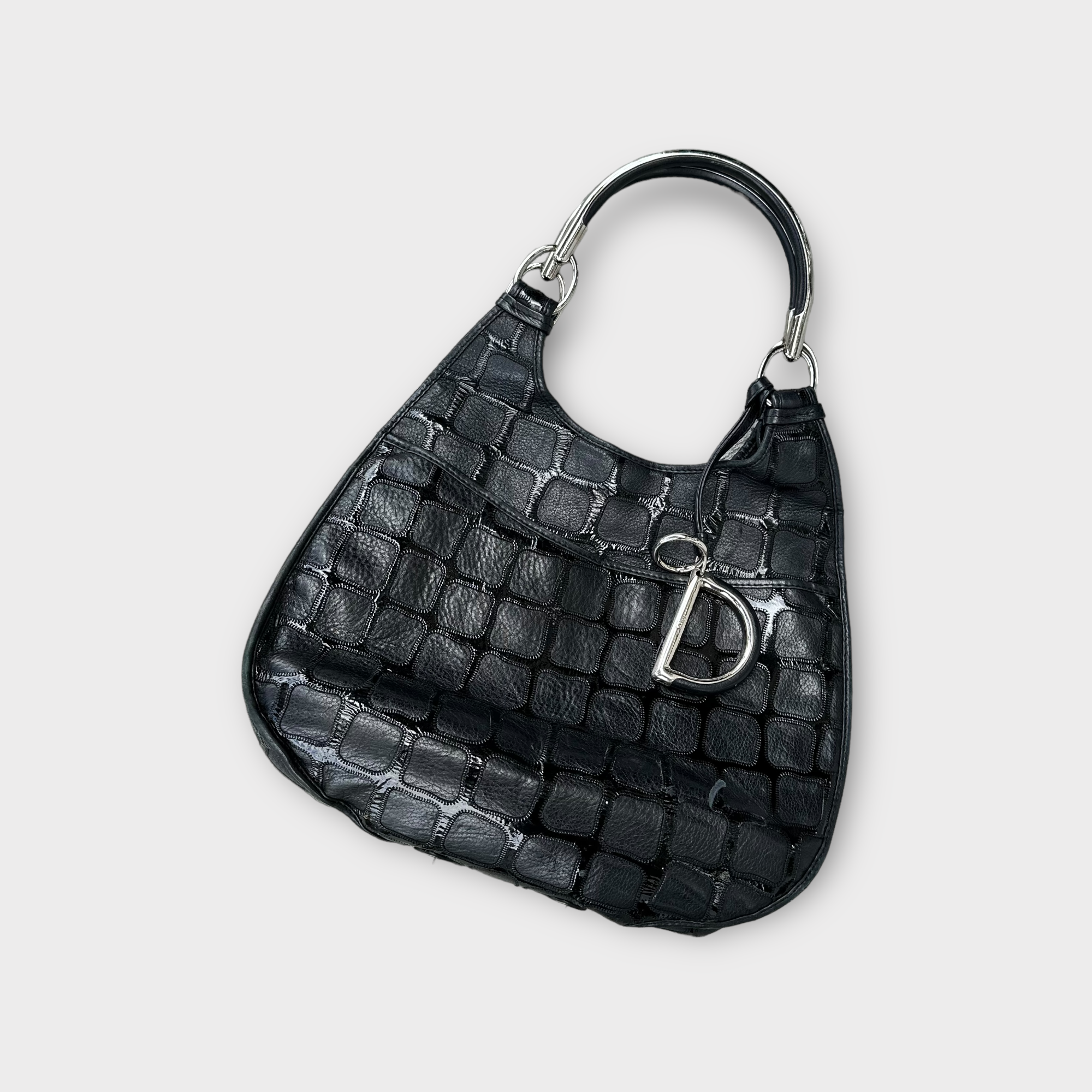 christian dior black 61 tote bag