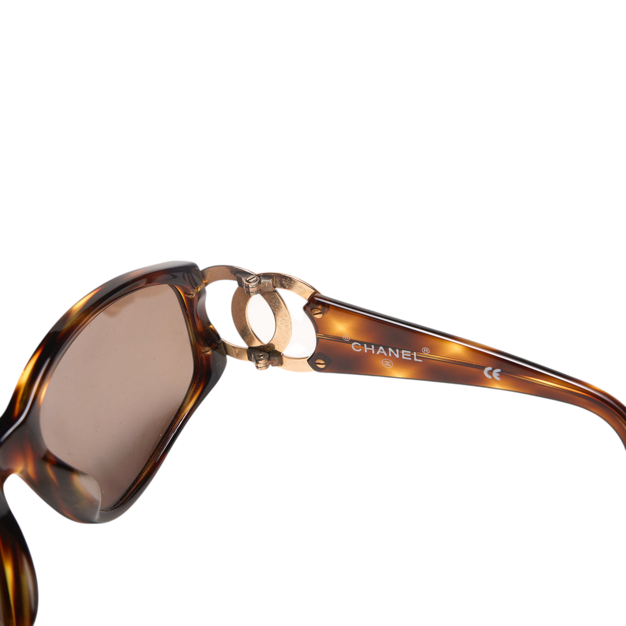 chanel tortoise sunglasses