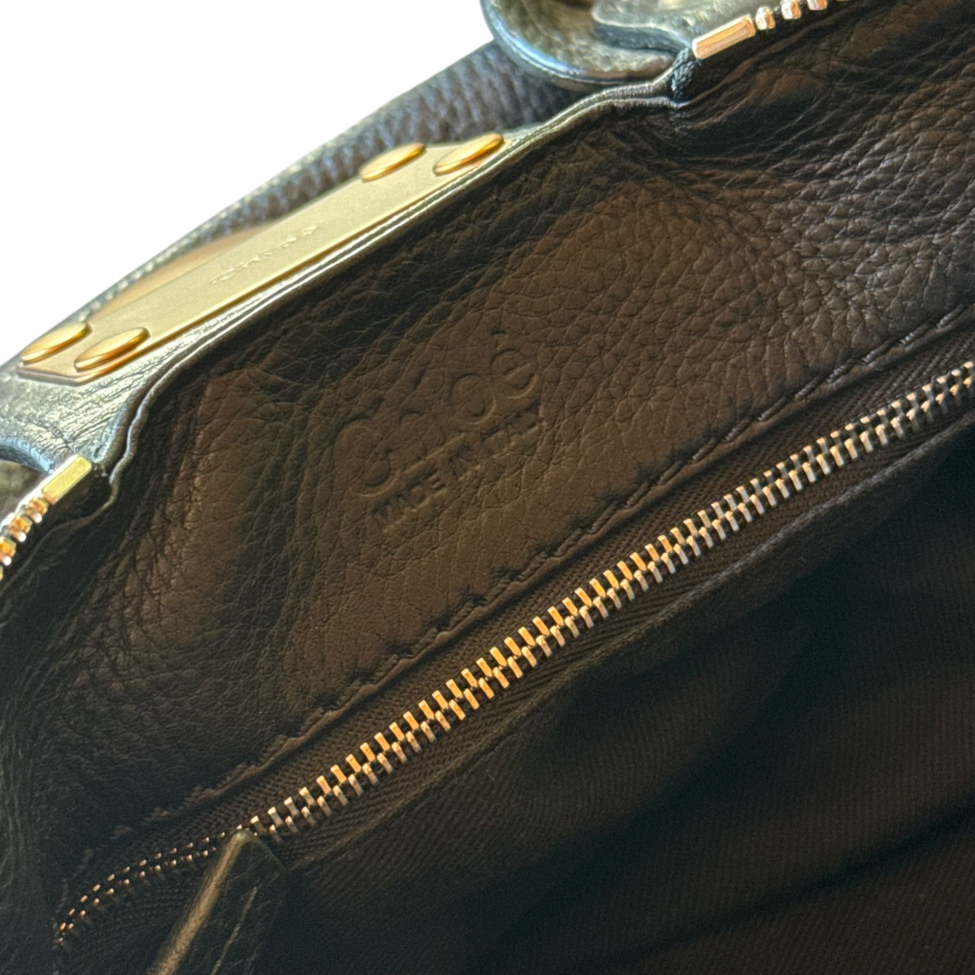 chloé 2000s black paddington bag