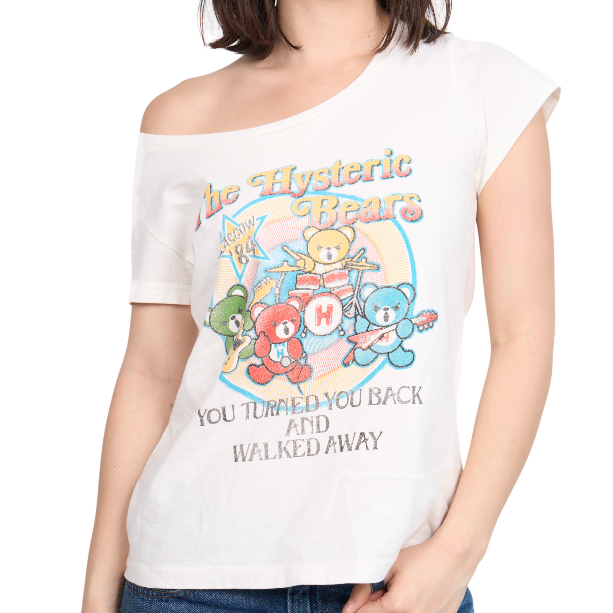 hysteric glamour white bears top