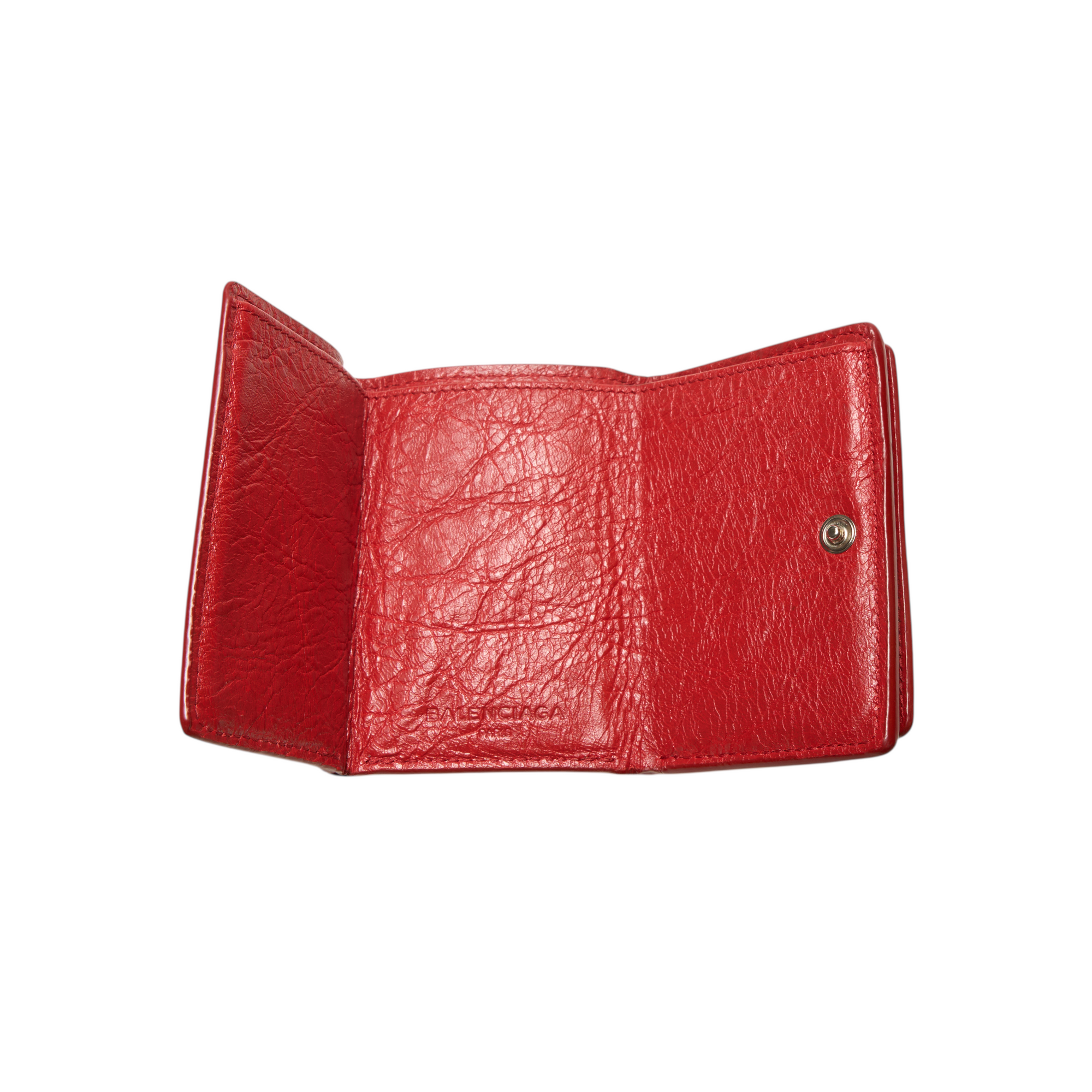 balenciaga red city wallet