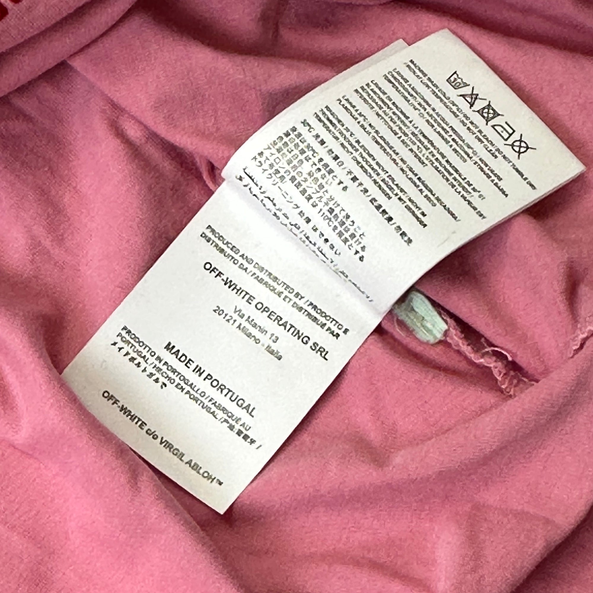off white pink top