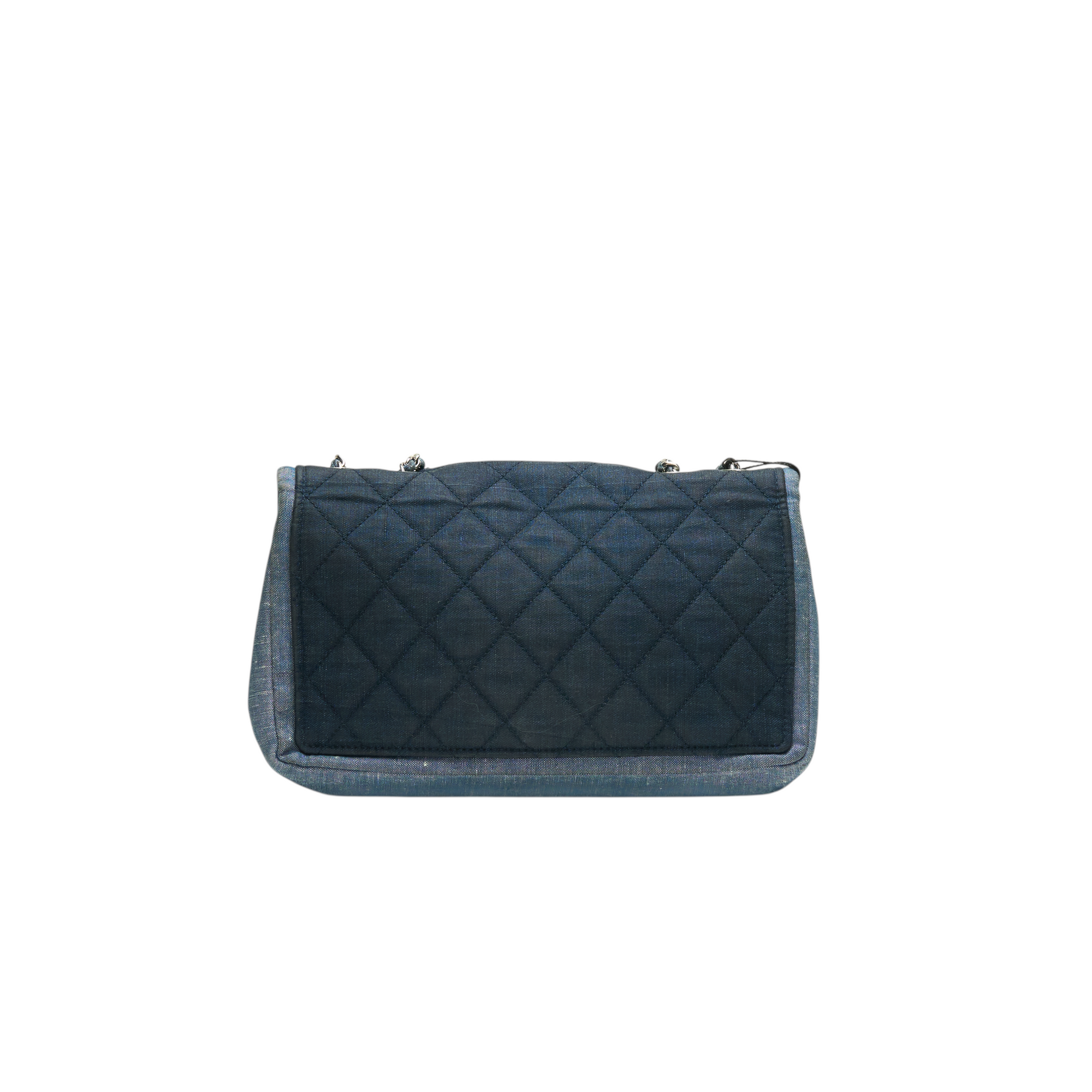 chanel 2014 denim flap bag