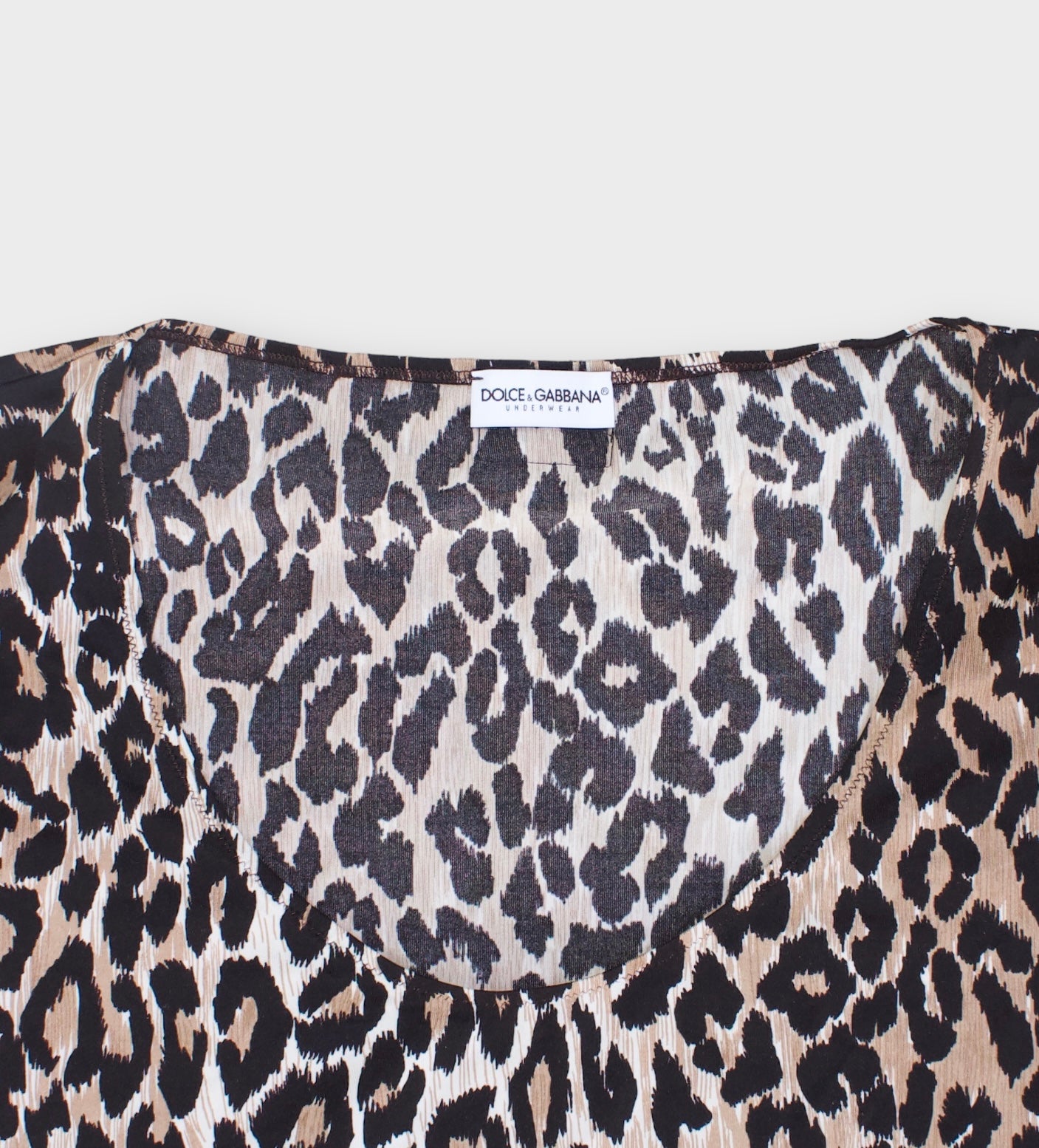 dolce & gabbana cheetah print blouse