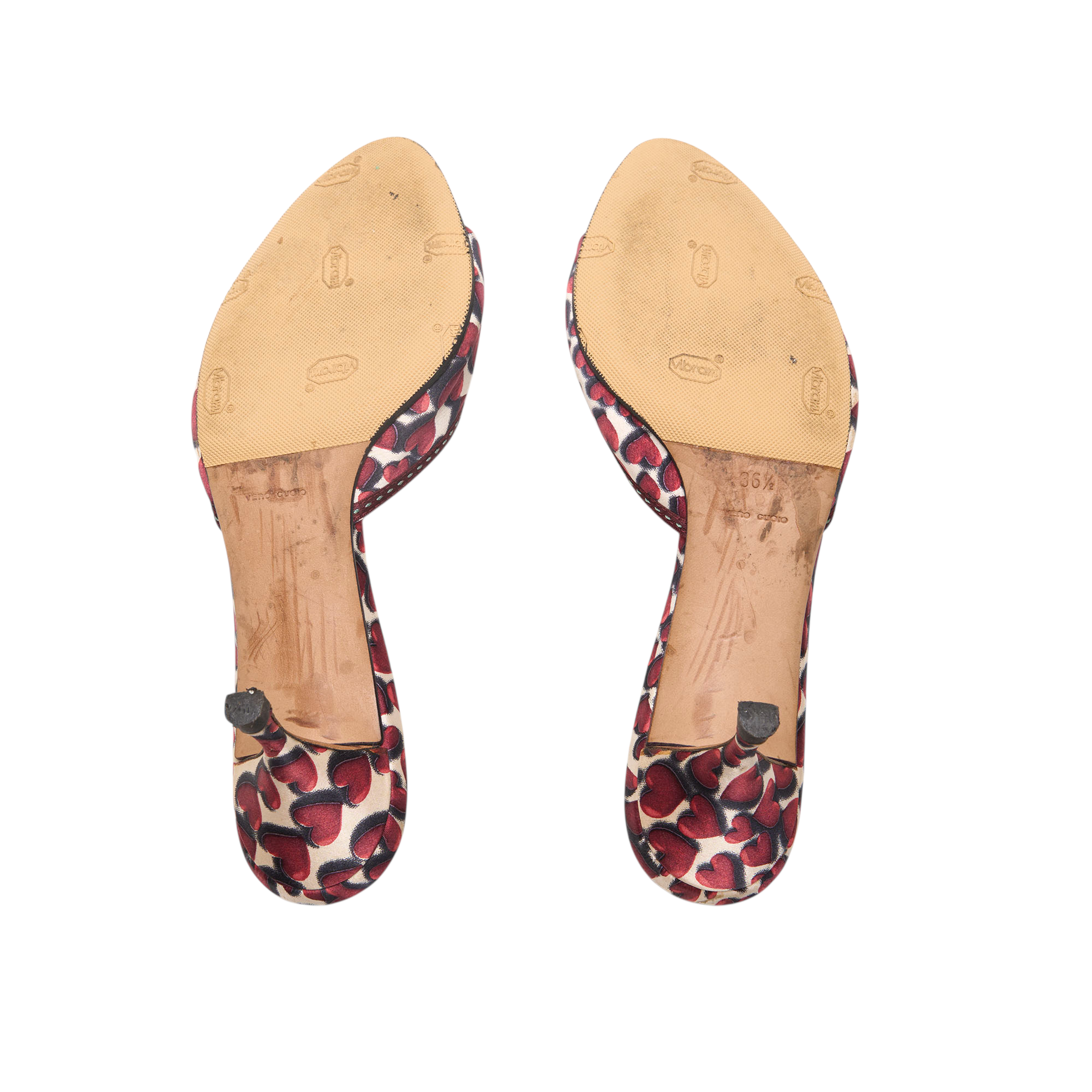 prada ss2000 heart heels