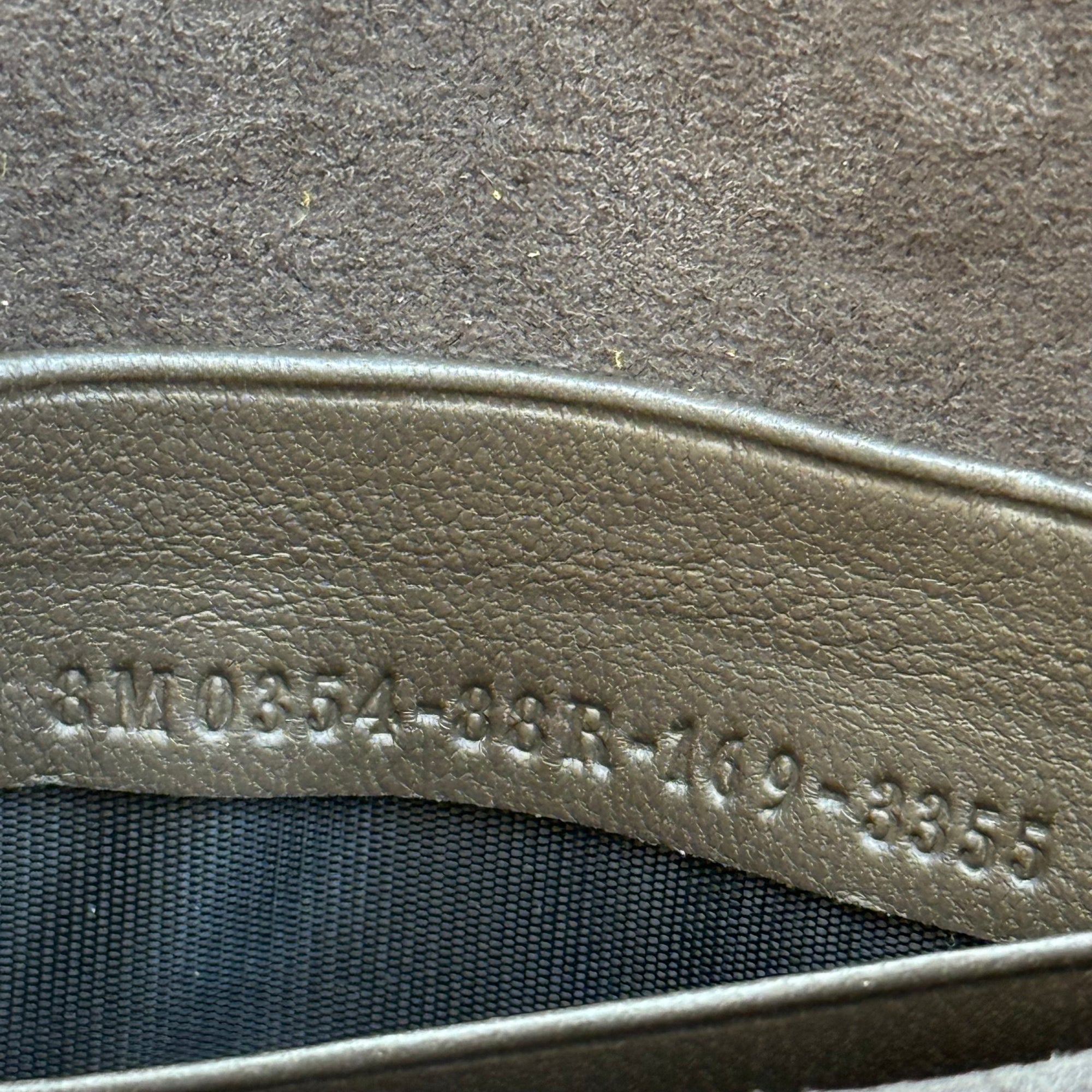 fendi gray baguette bag