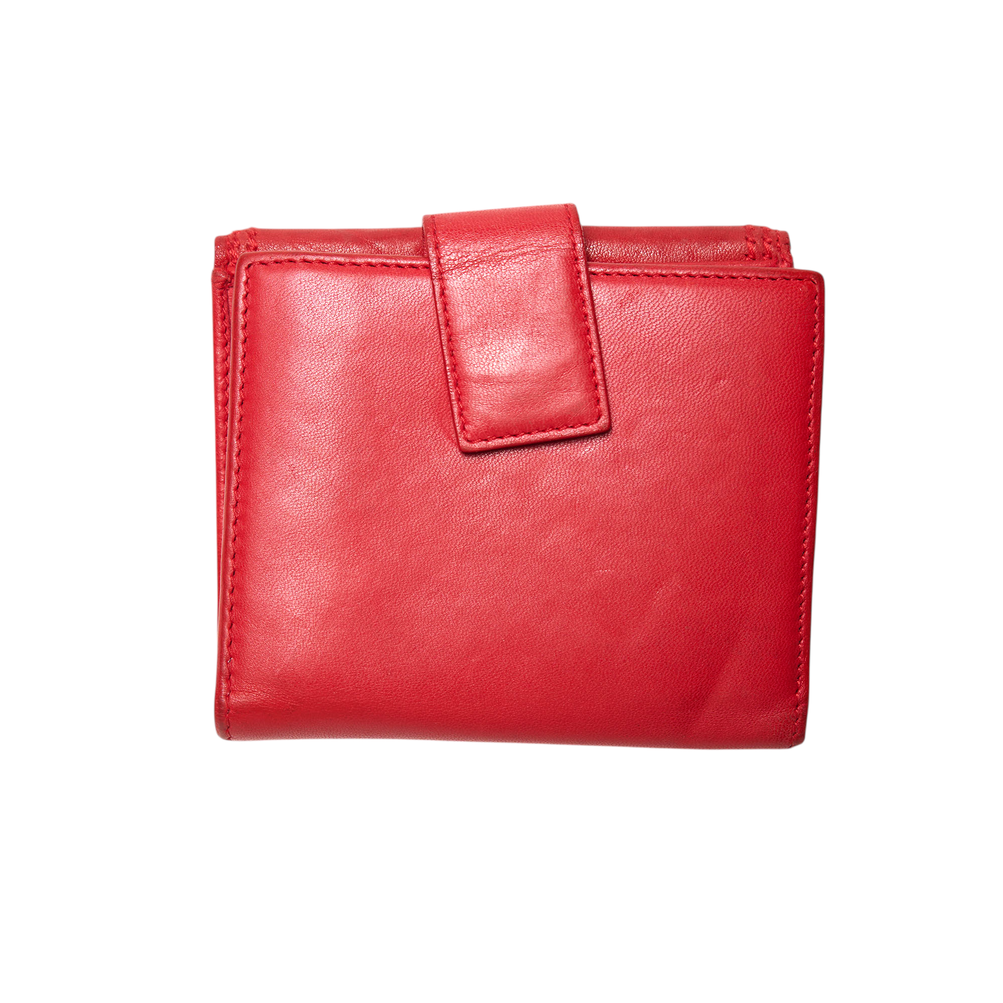 christian dior 2000s red wallet