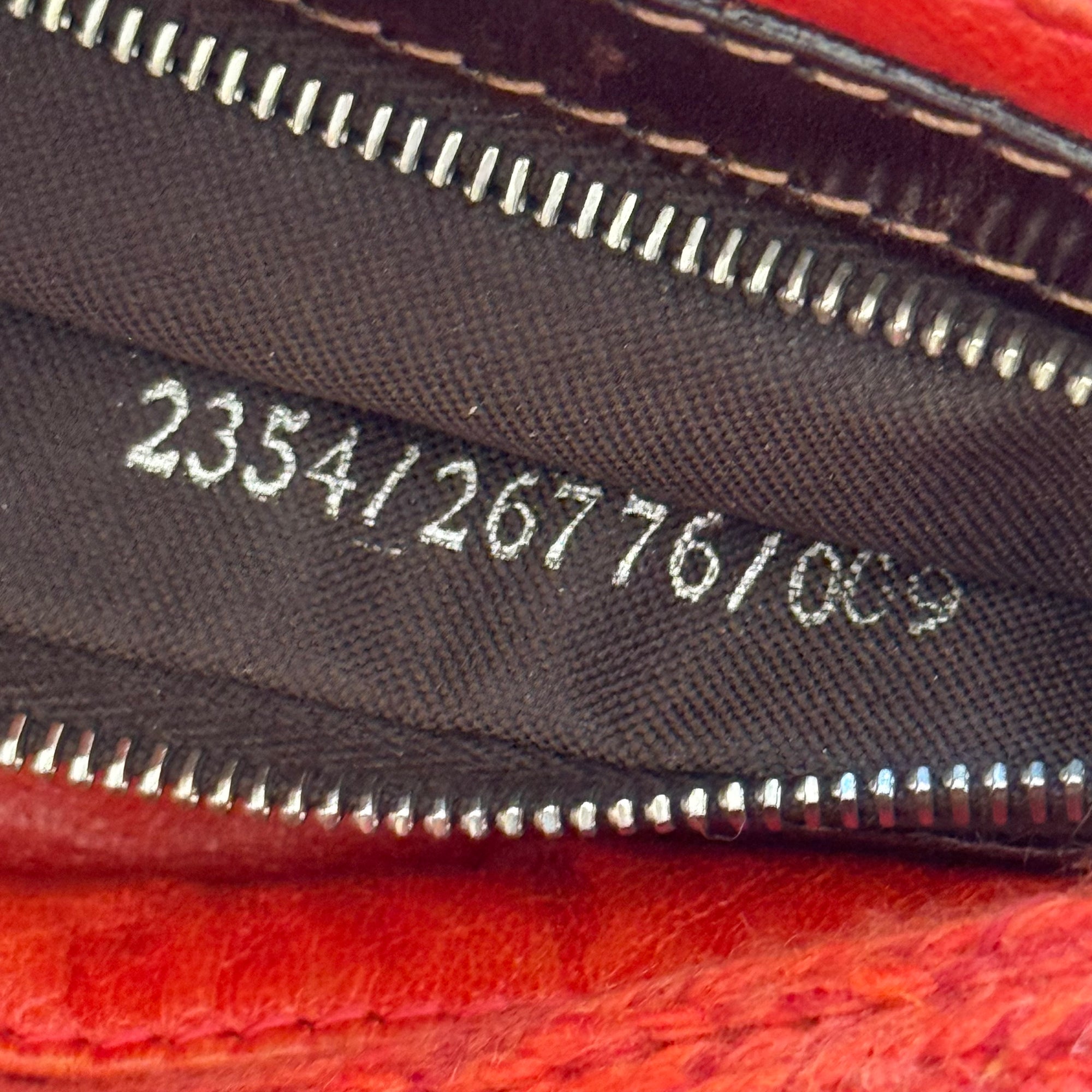 fendi 2000s red baguette bag