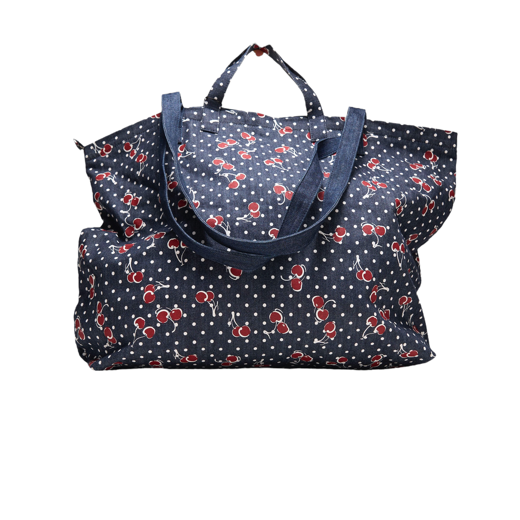 miu miu denim tote bag