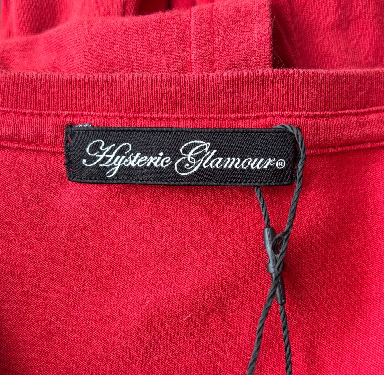 hysteric glamour red girl top