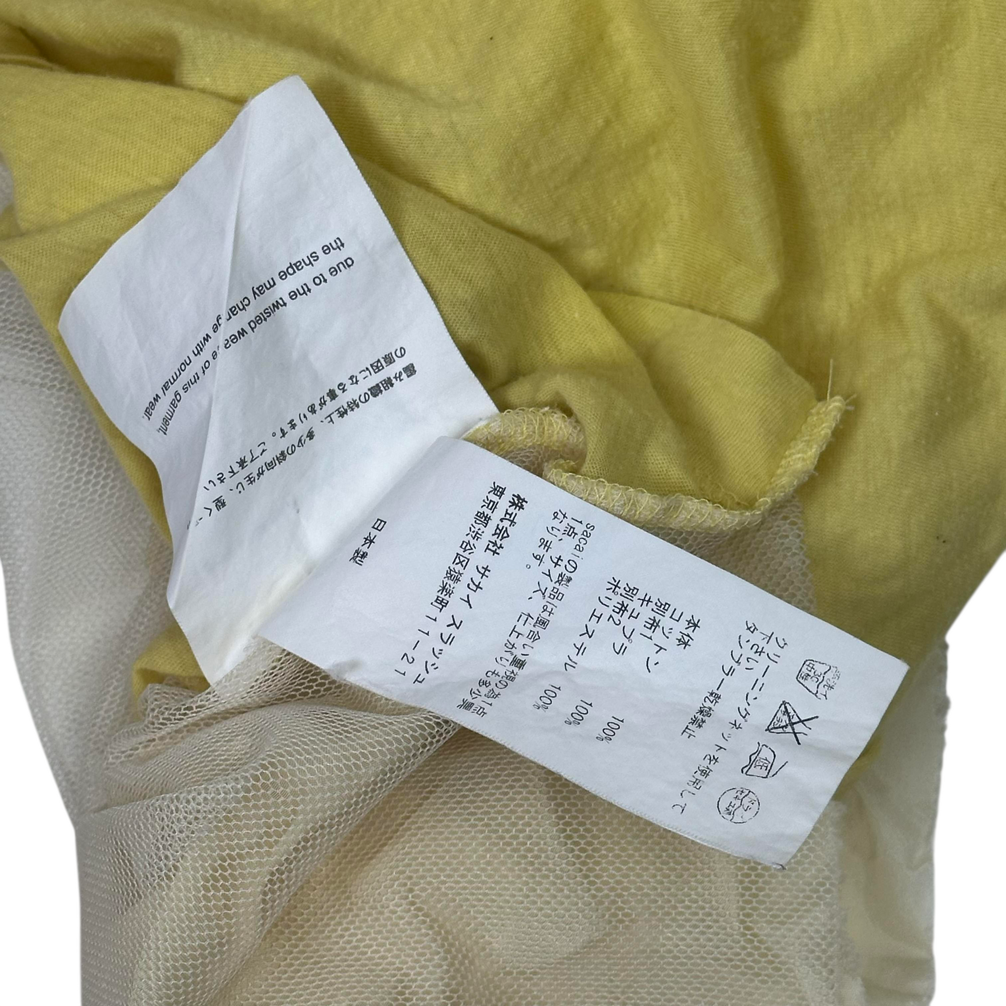 sacai yellow top