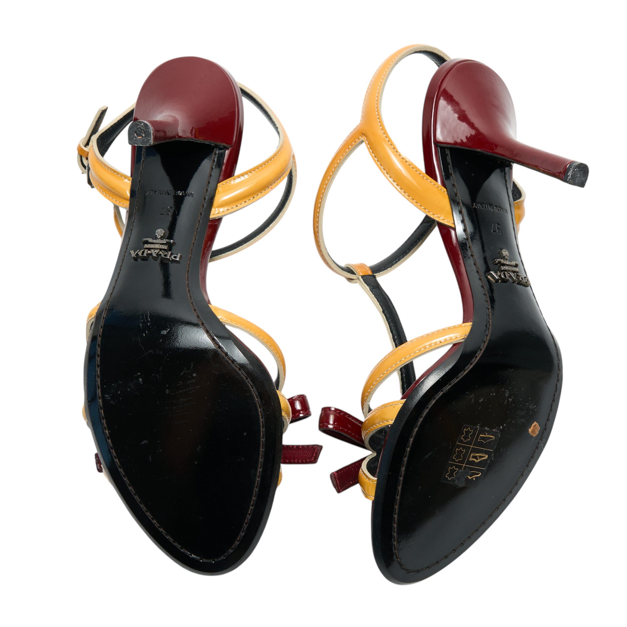 prada 2000s bow heels
