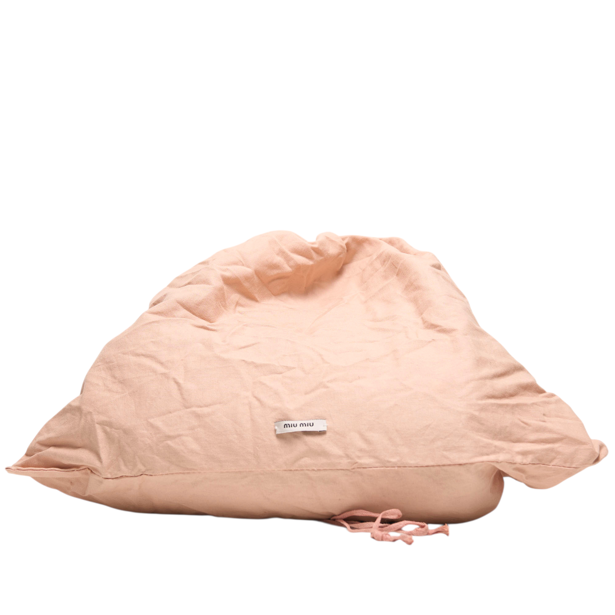 miu miu 2000s brown bow vitello bag