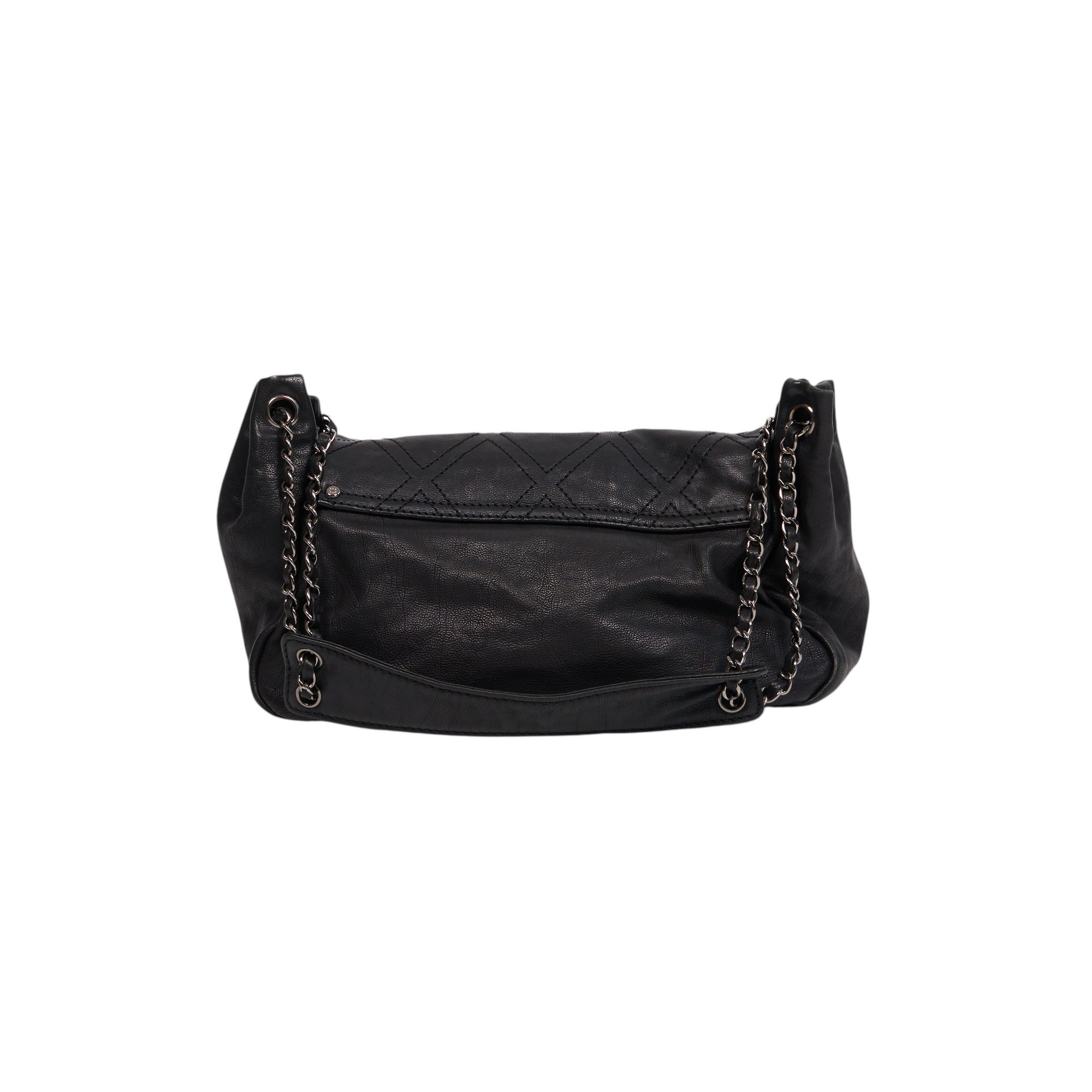 chanel 2000s black wild stitch bag