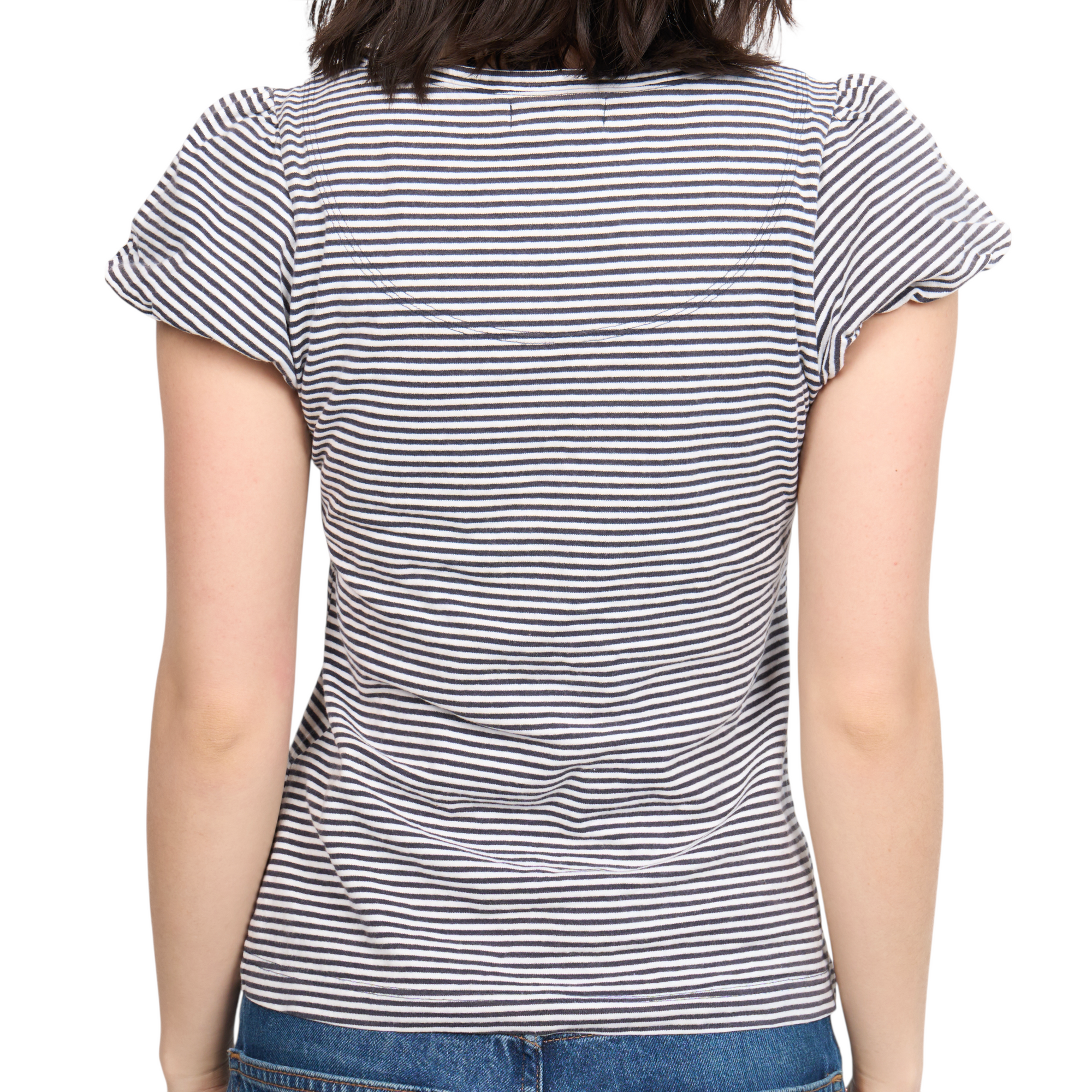 burberry blue label striped top