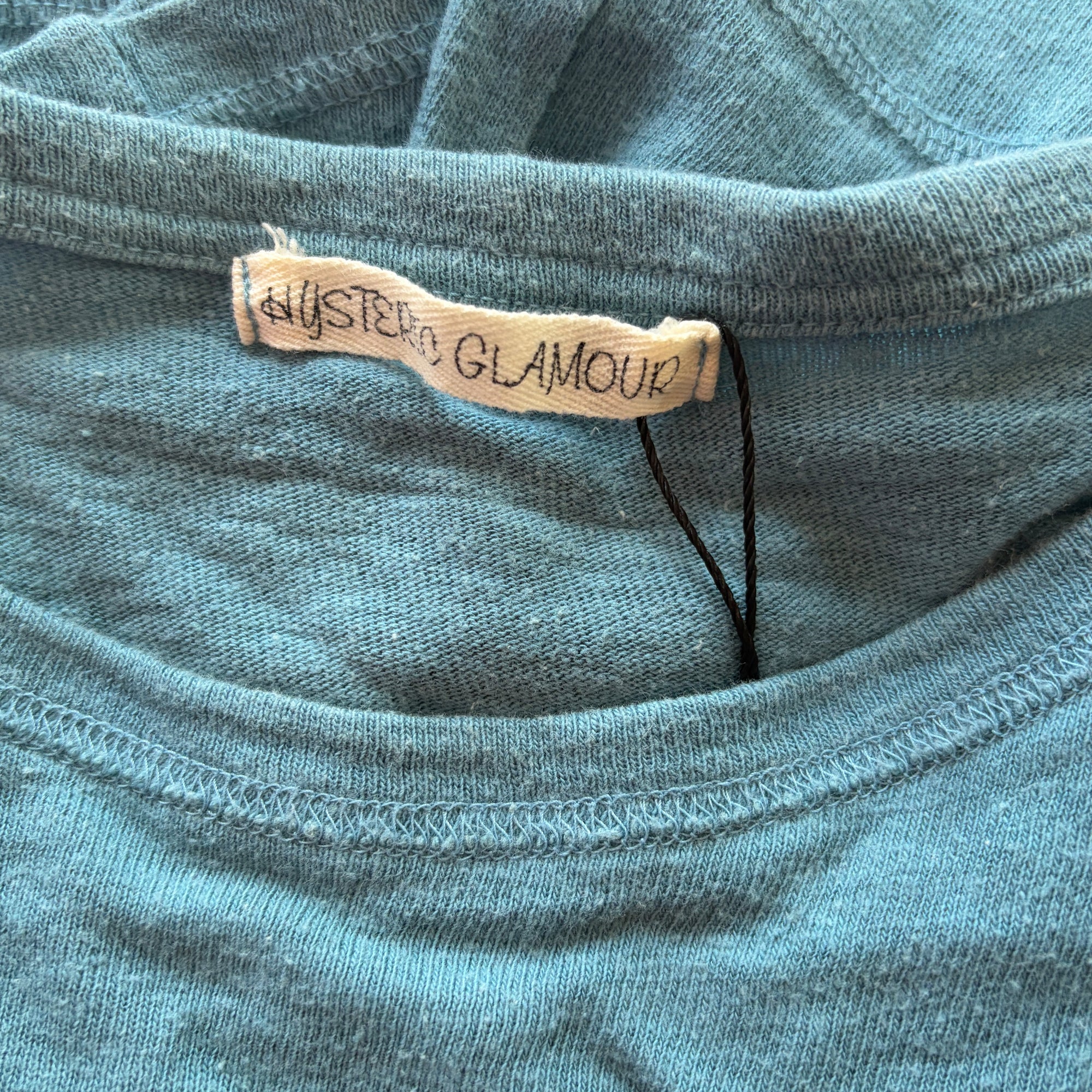 hysteric glamour vintage blue long sleeve top
