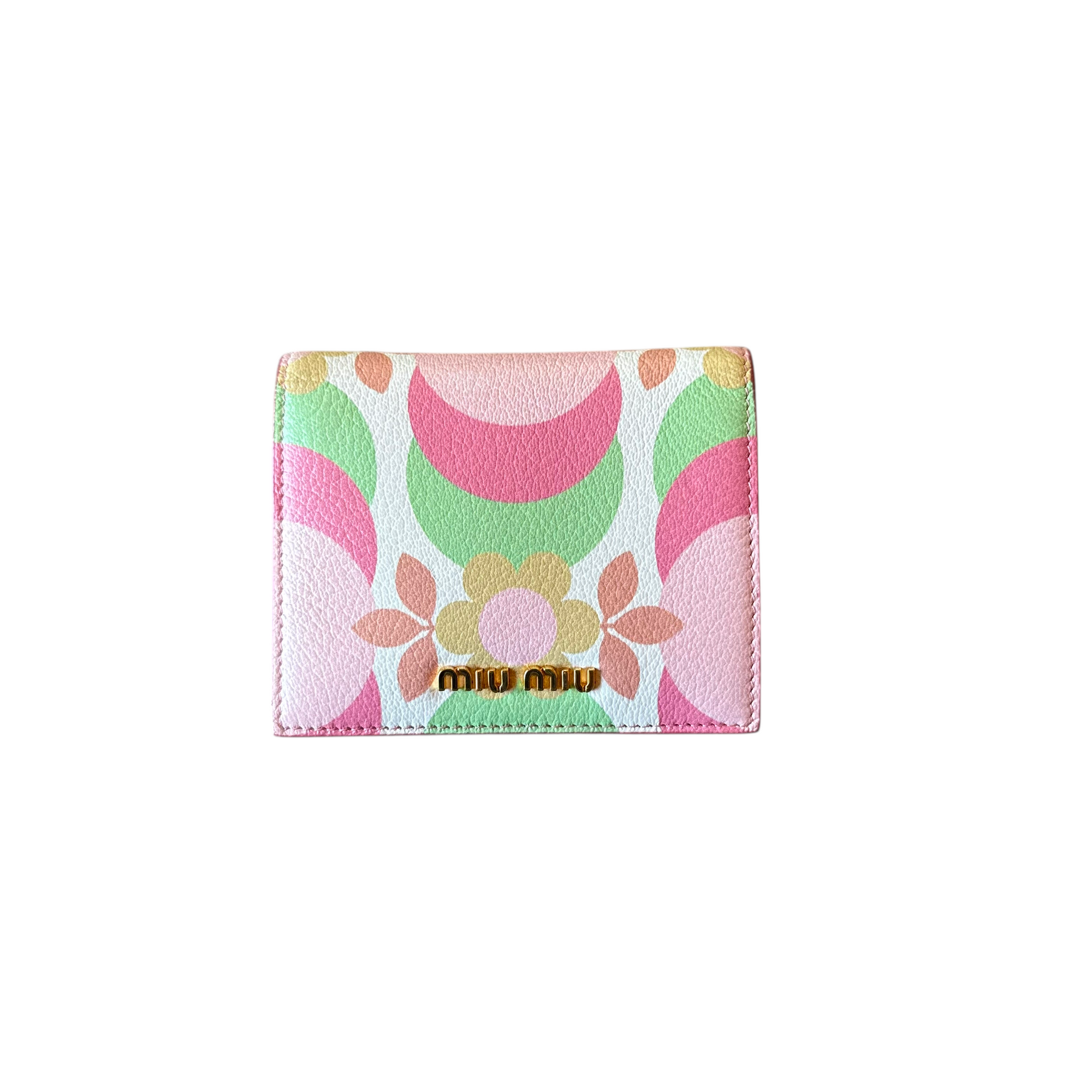 miu miu flower wallet