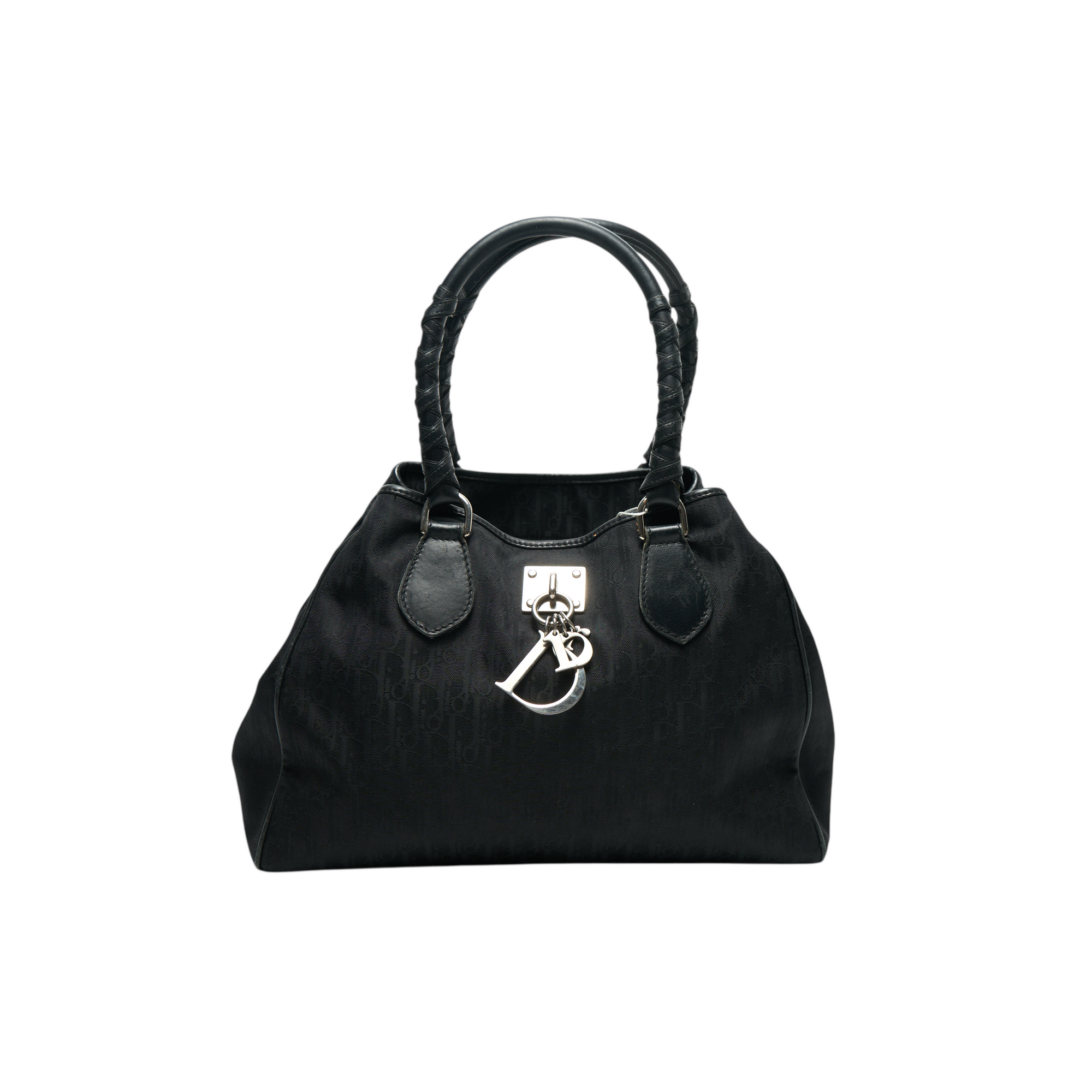 christian dior 2000s black trotter bag