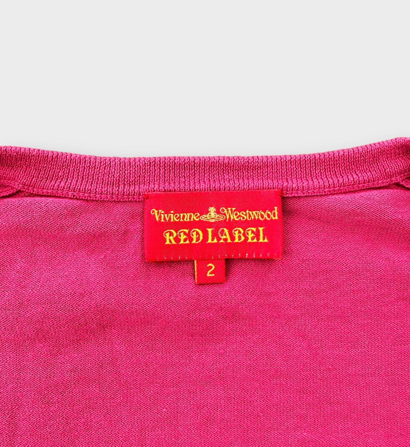 vivienne westwood pink cardigan