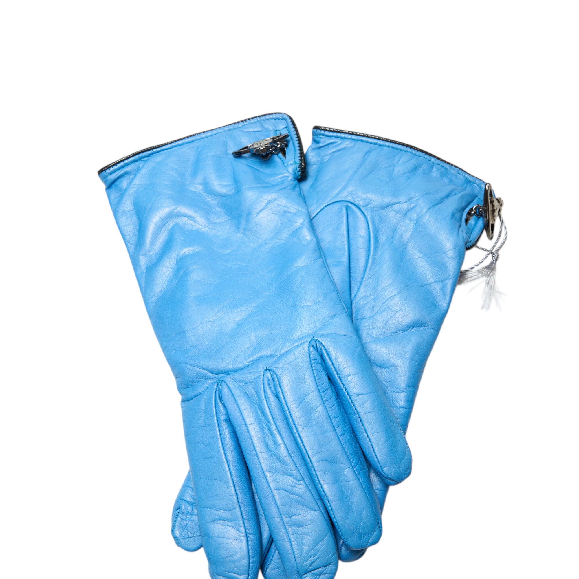 vivienne westwood blue gloves