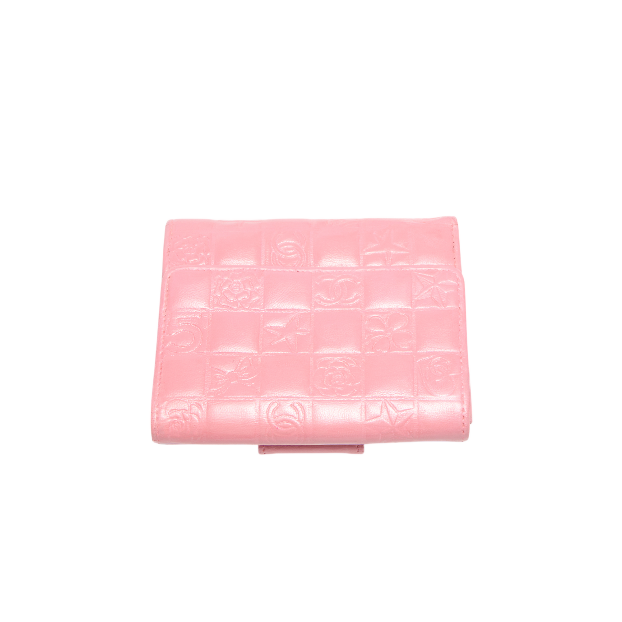 chanel 2000s pink lucky charms wallet