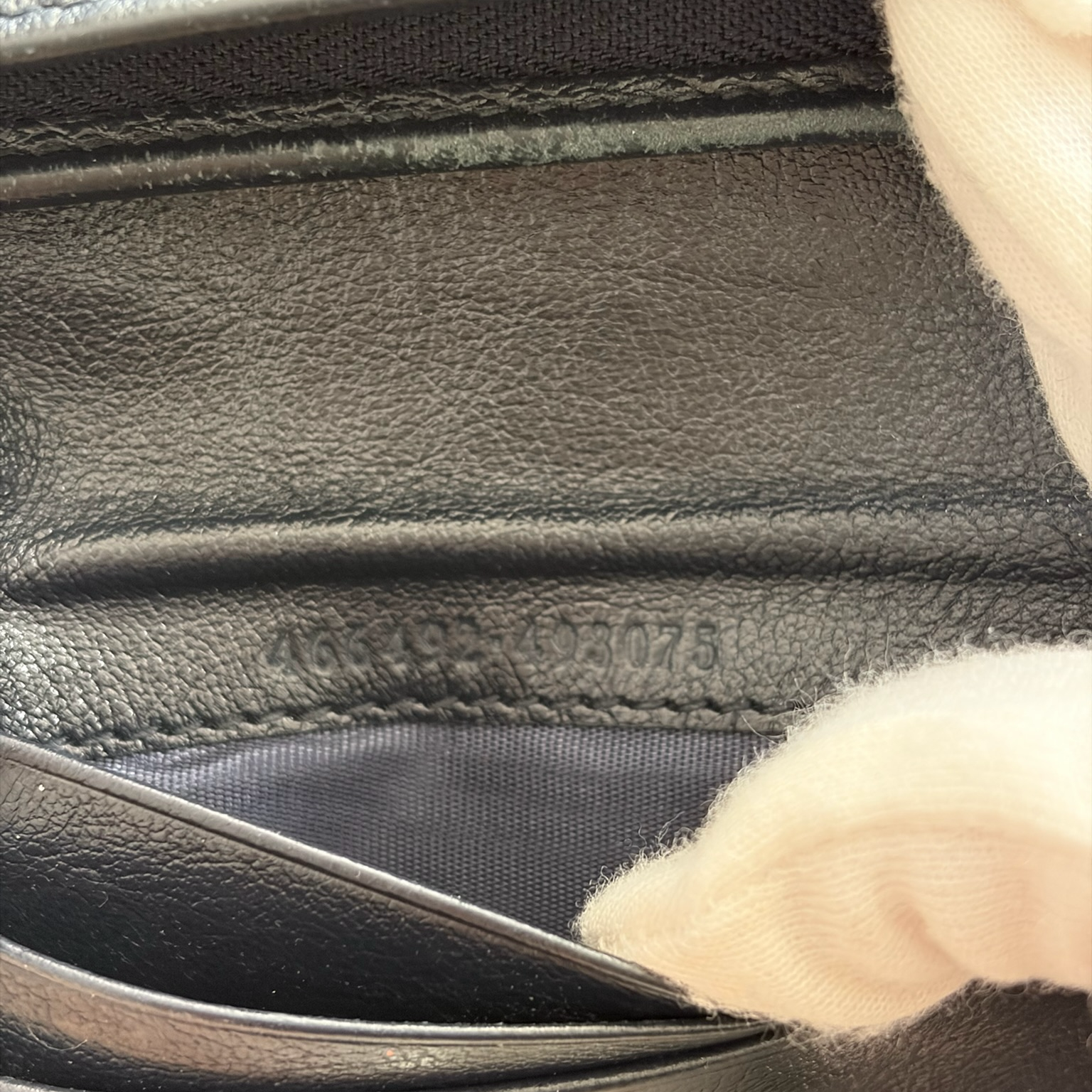 gucci pink denim wallet