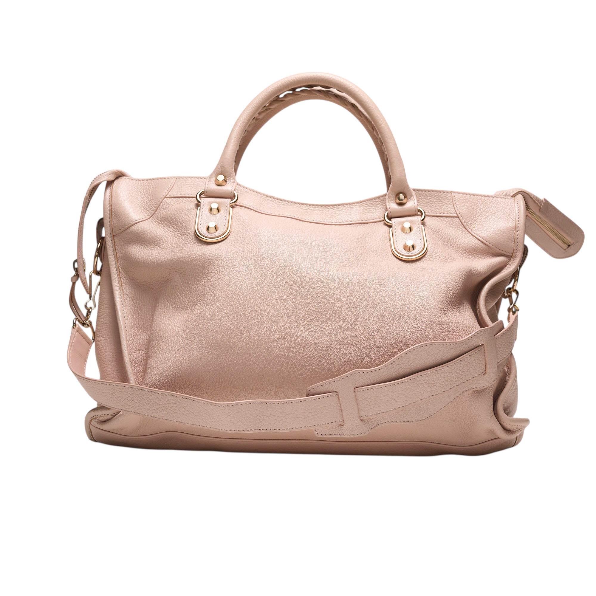 balenciaga 2000s pink cream city bag
