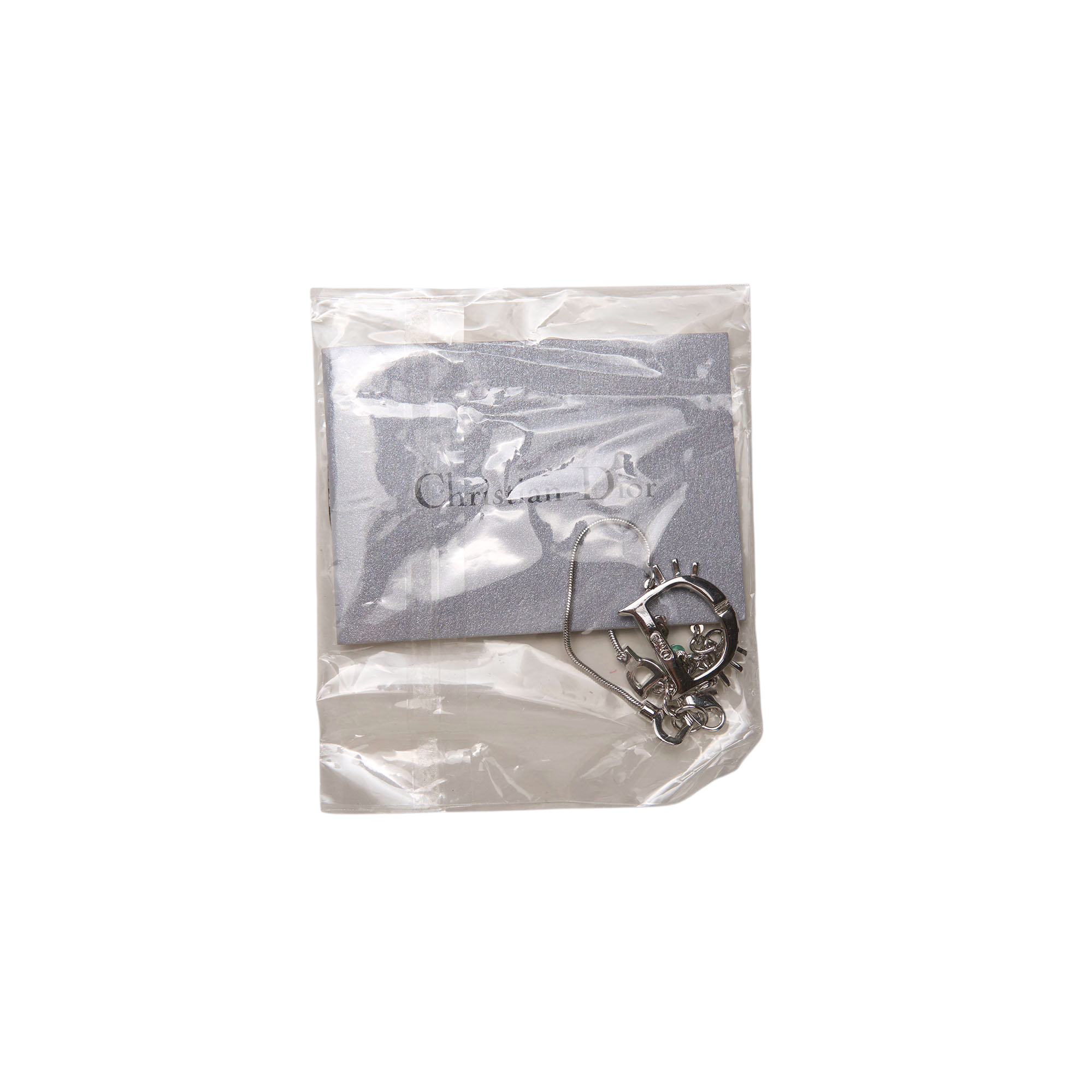 christian dior 2000s silver bracelet