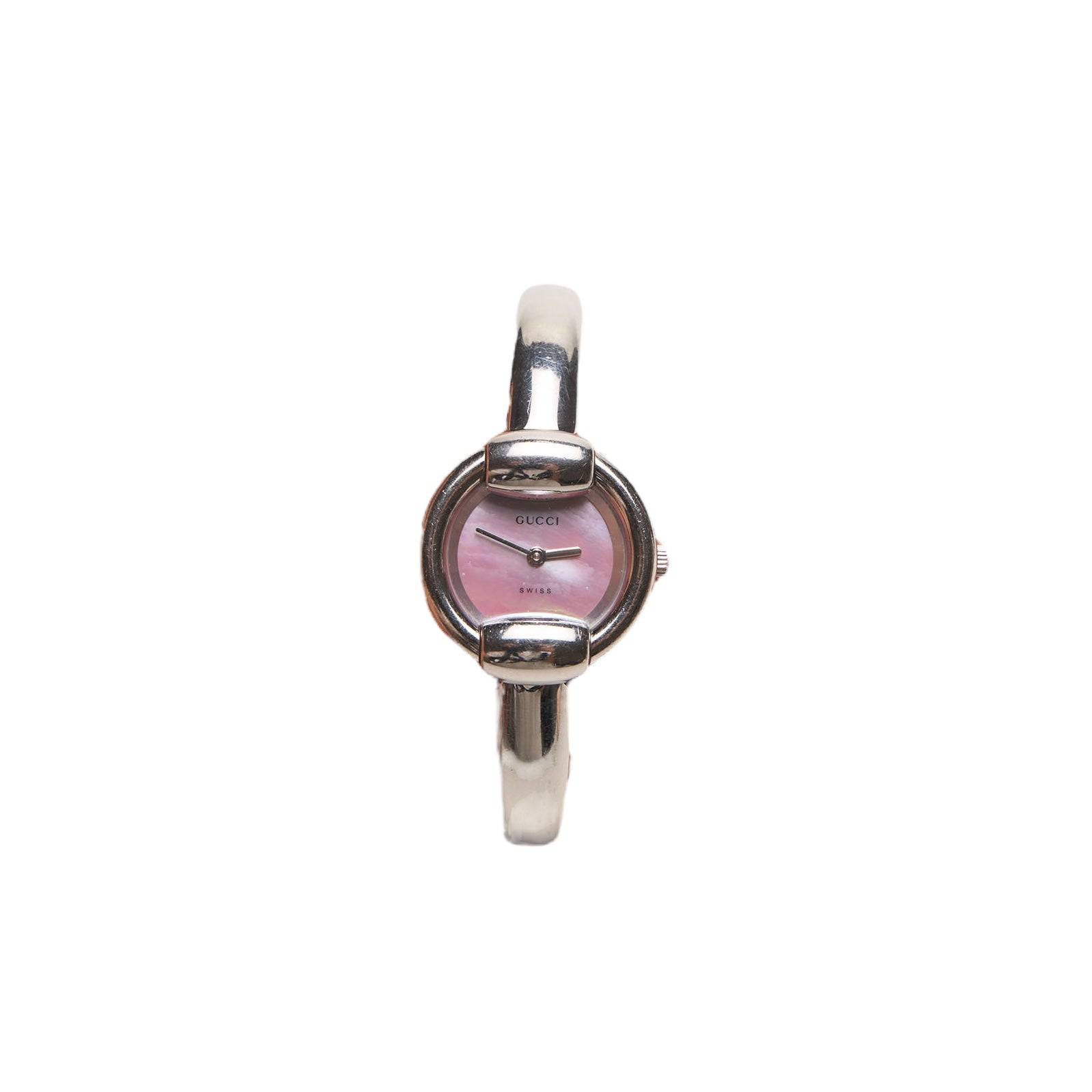 gucci 2000s silver watch