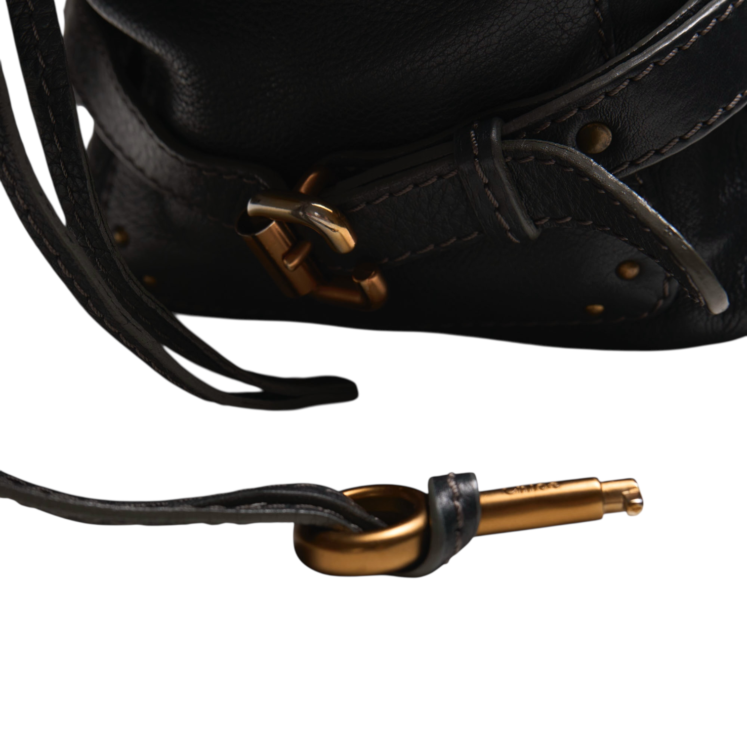 chloé 2000s gray paddington bag