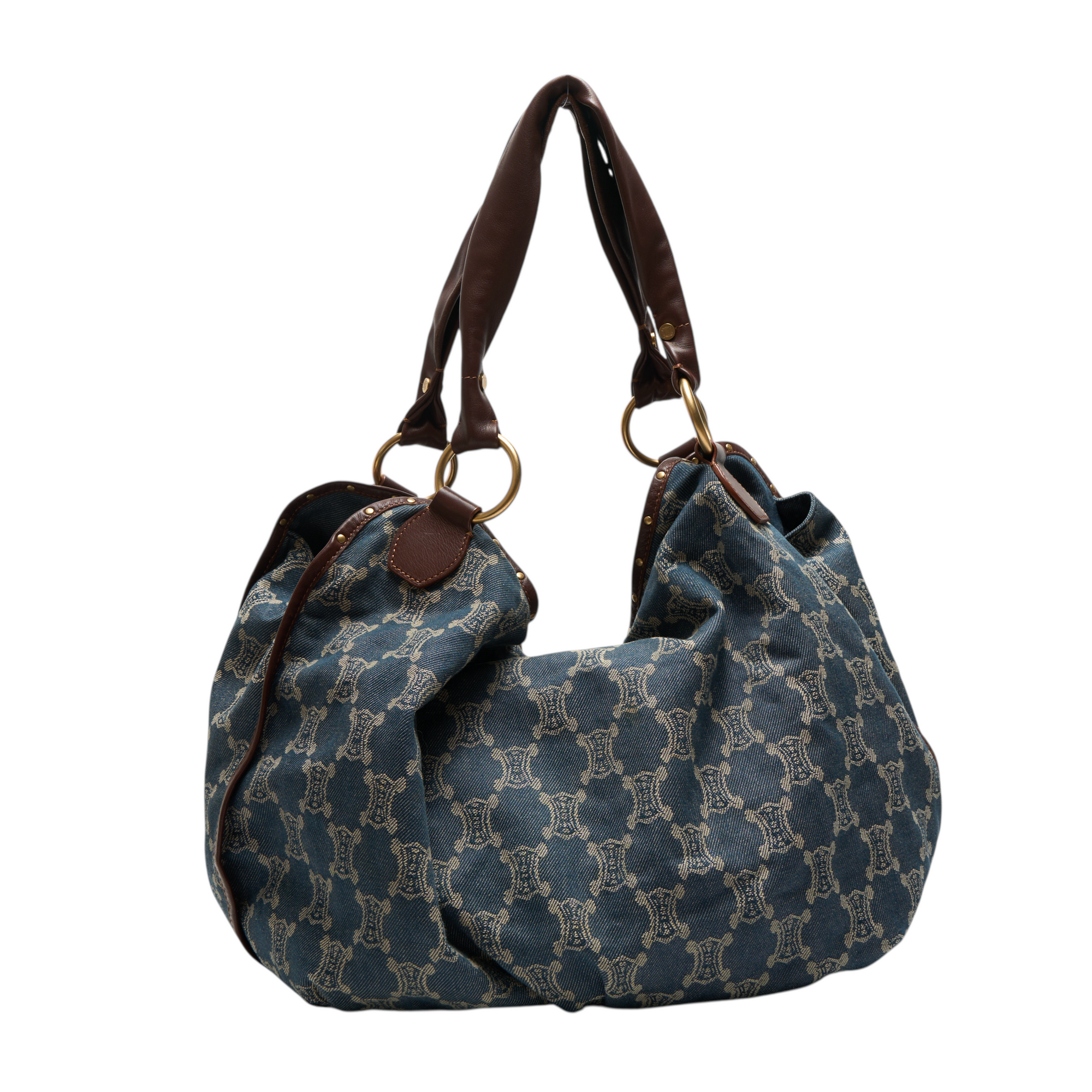 celine 2000s denim bag