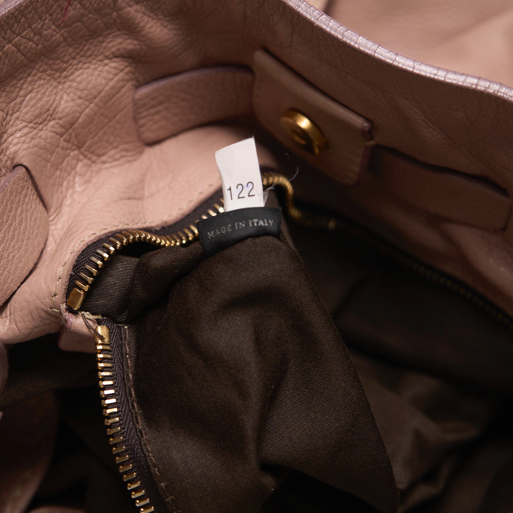 miu miu 2000s tan vitello bow bag