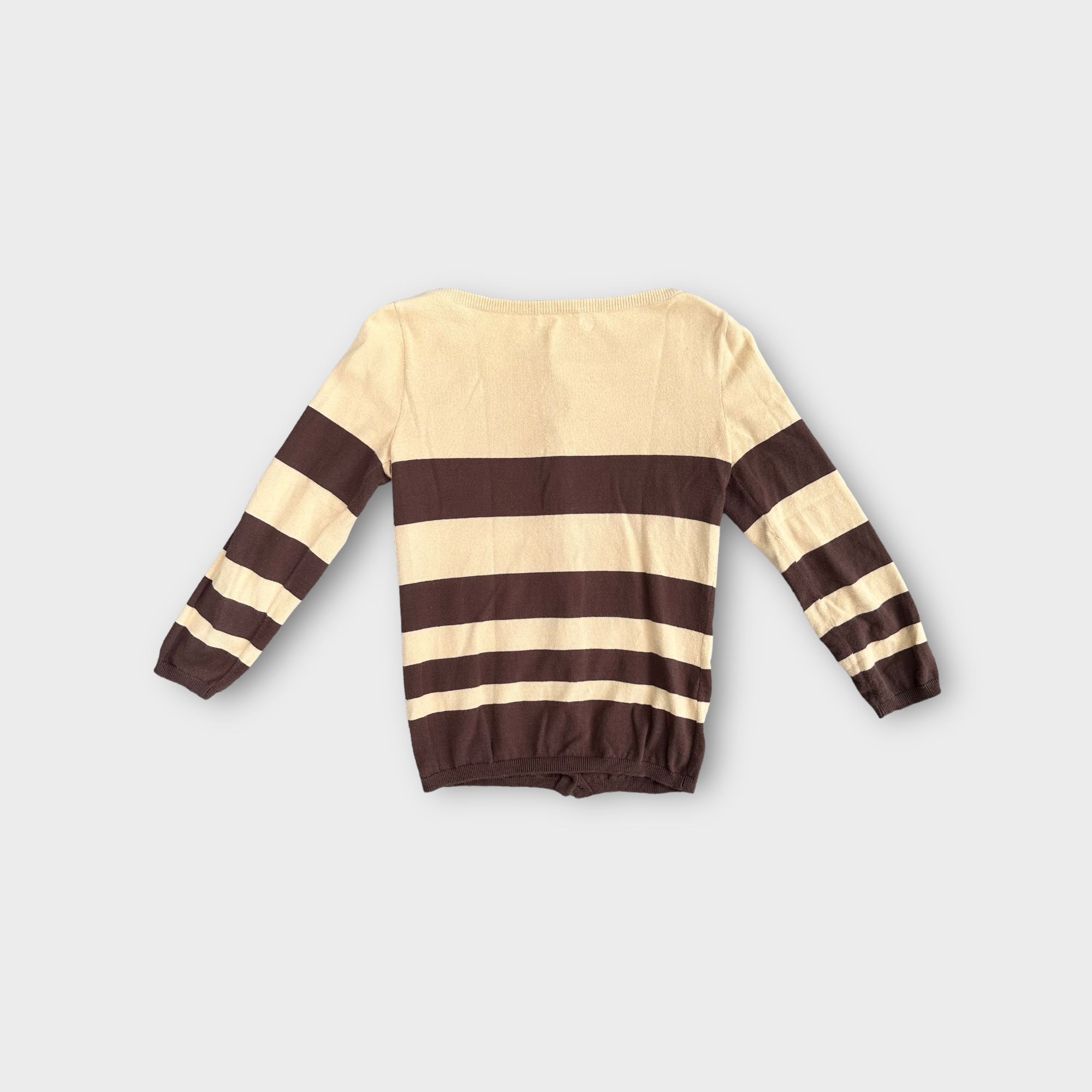 moschino 2000s brown cardigan