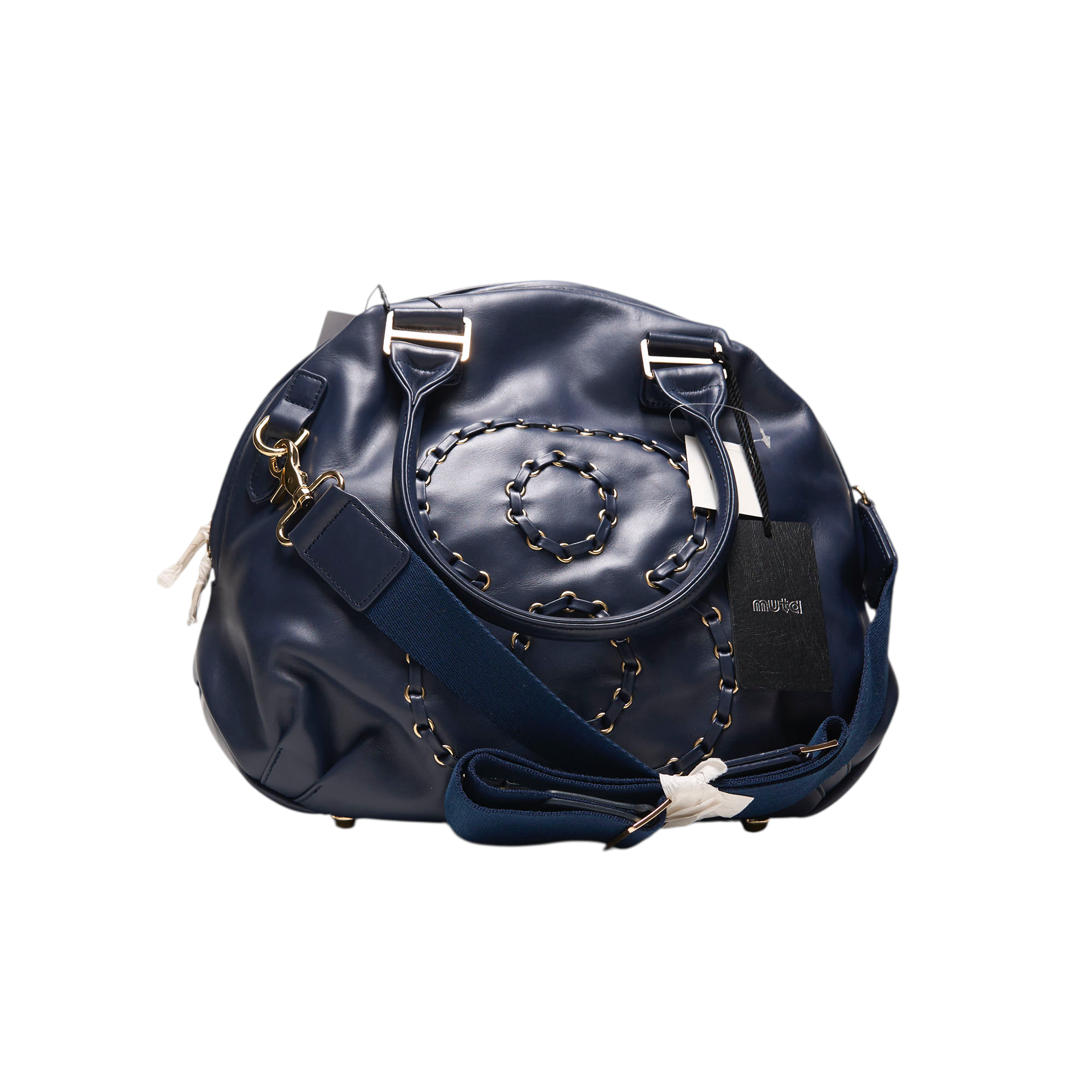 muta navy blue 8 bag