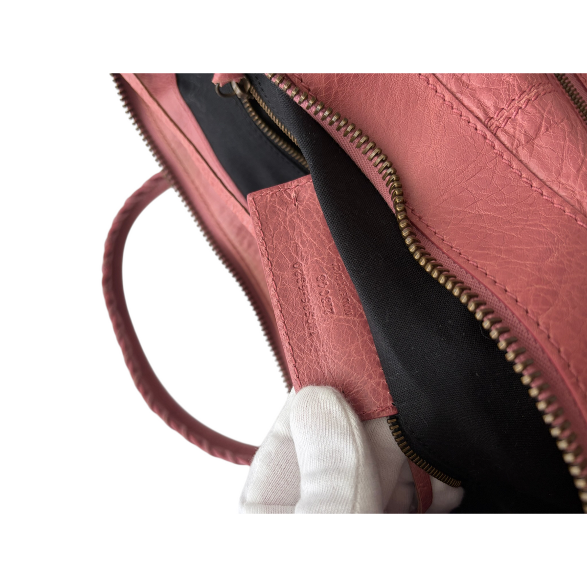 balenciaga 2000s pink weekender bag
