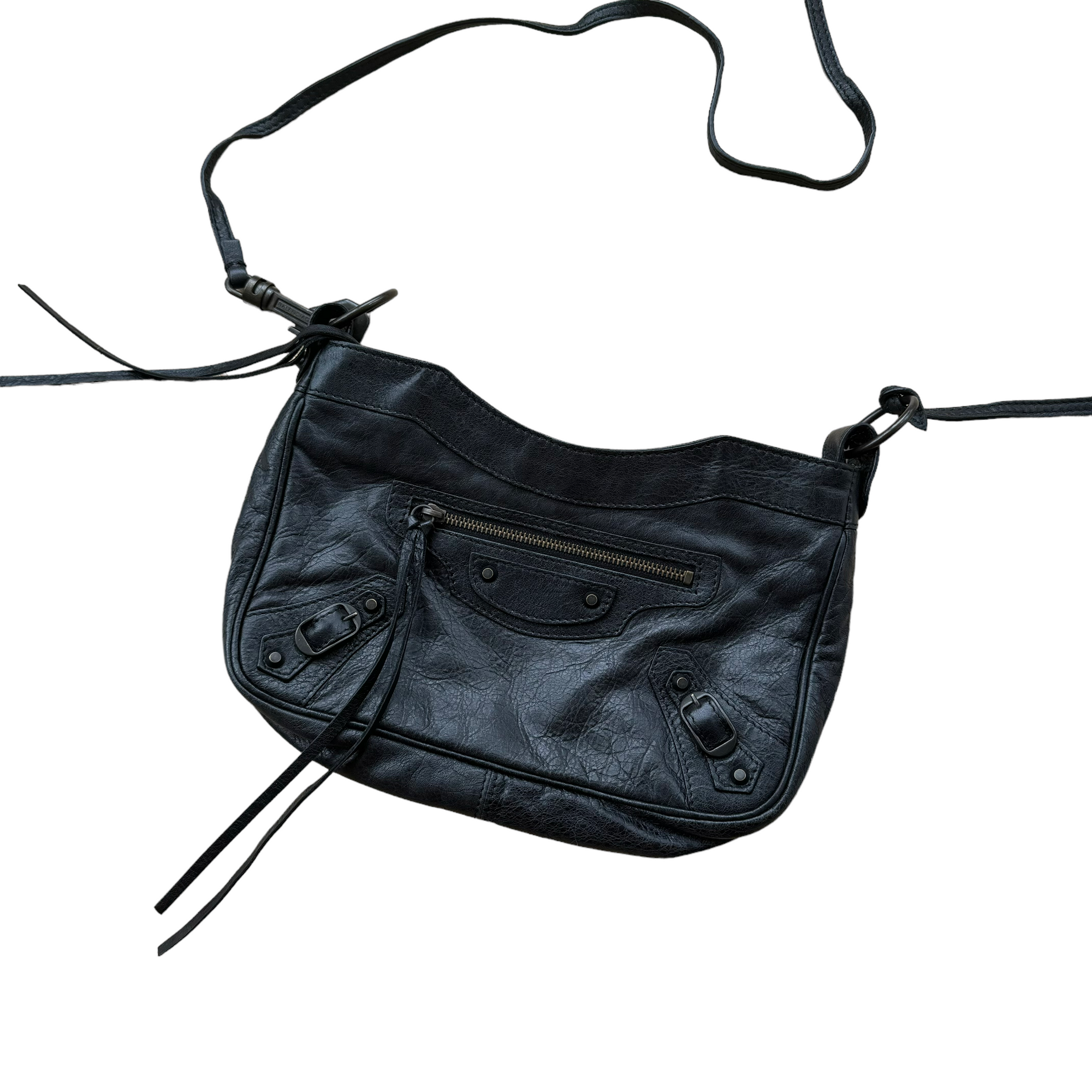 balenciaga 2000s black city bag