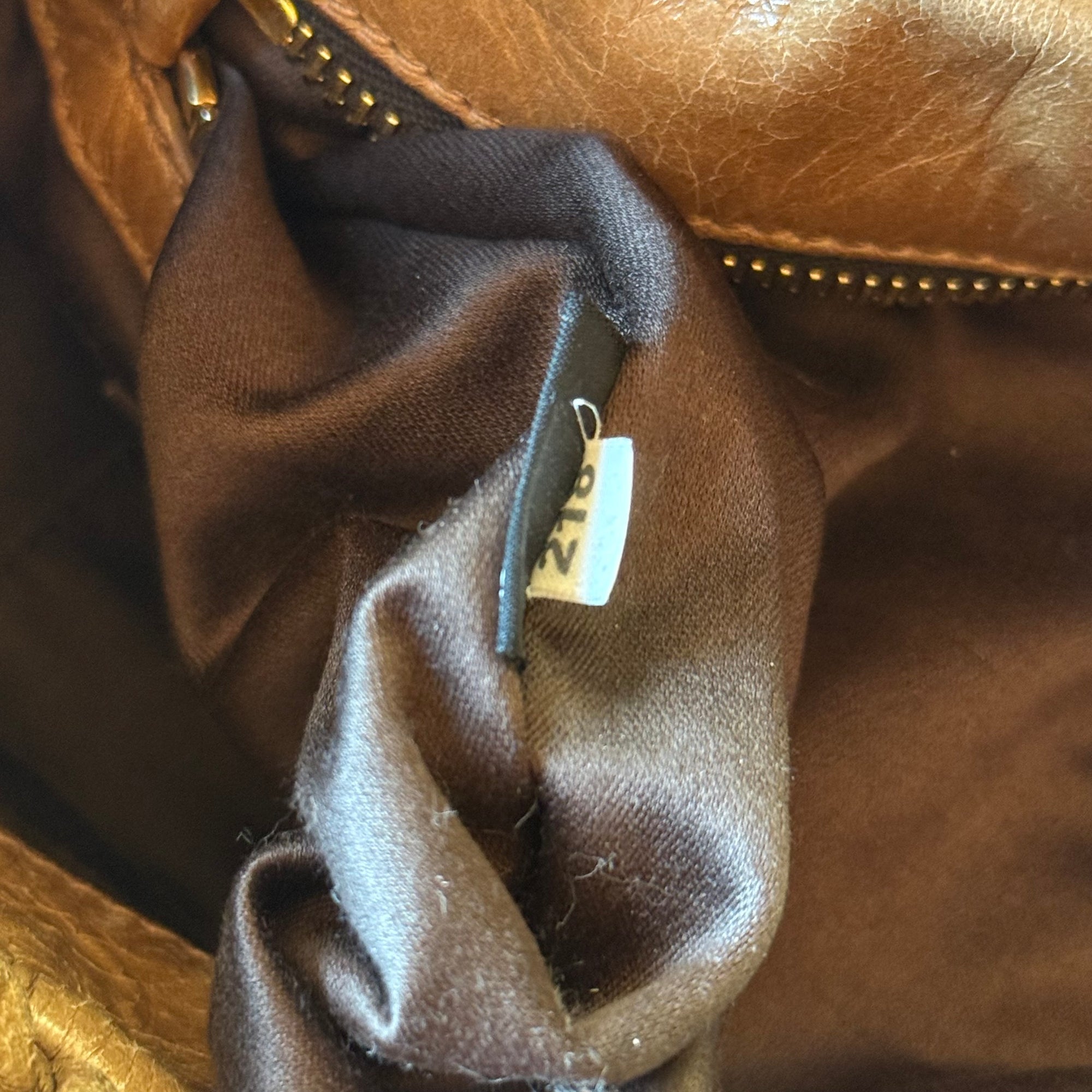 miu miu 2000s brown vitello bag