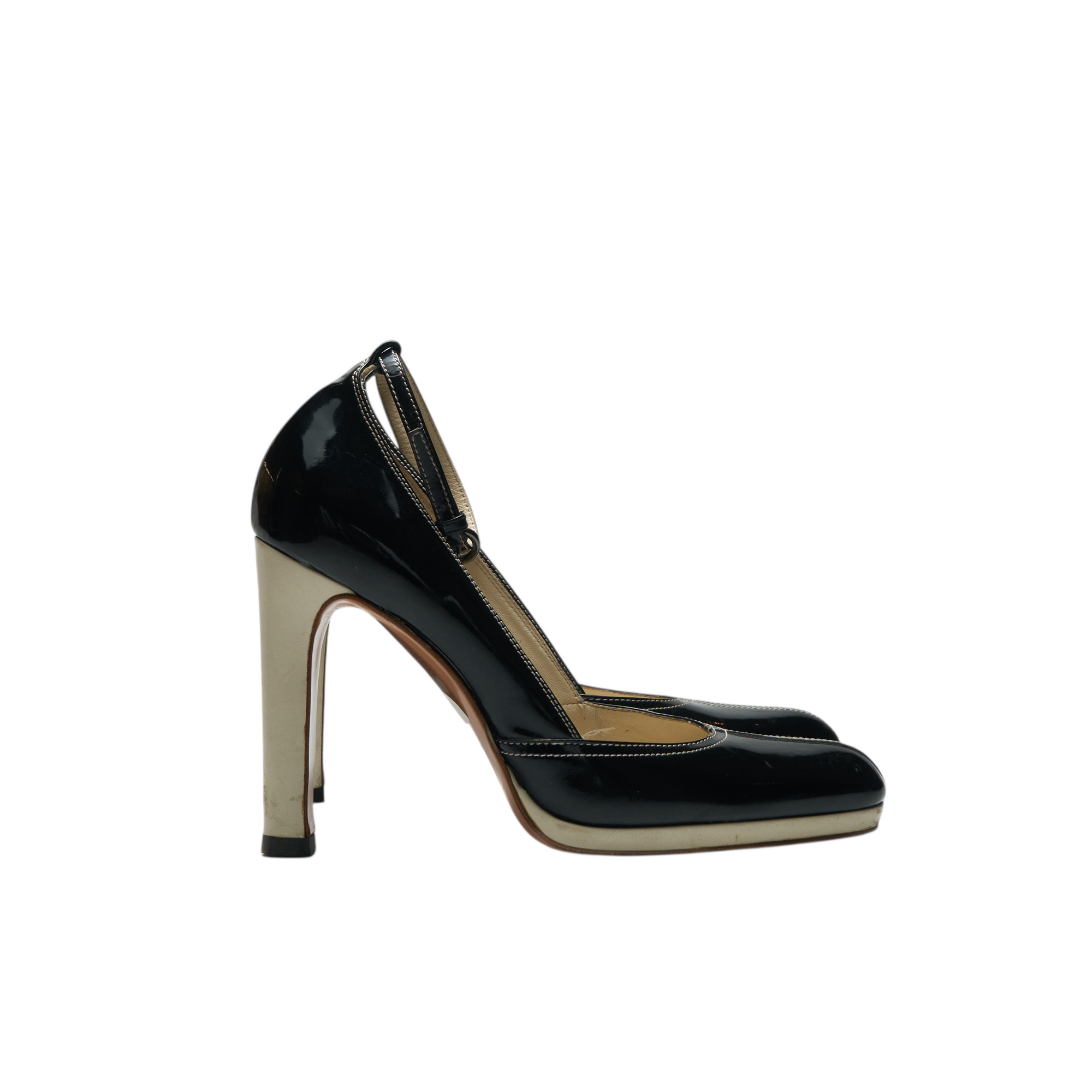 miu miu f/w 2003 vernice glamour patent pump heels