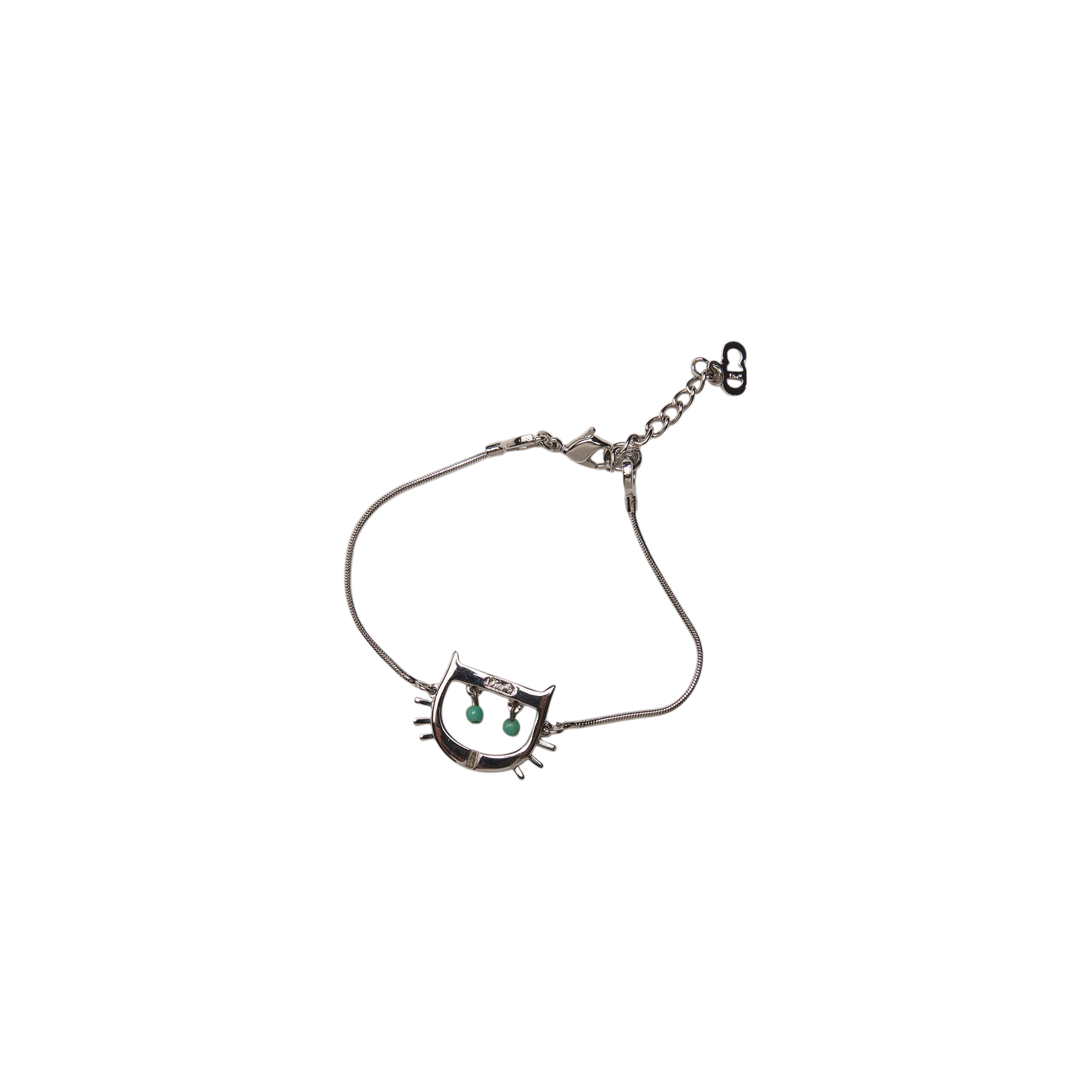 christian dior 2000s silver bracelet
