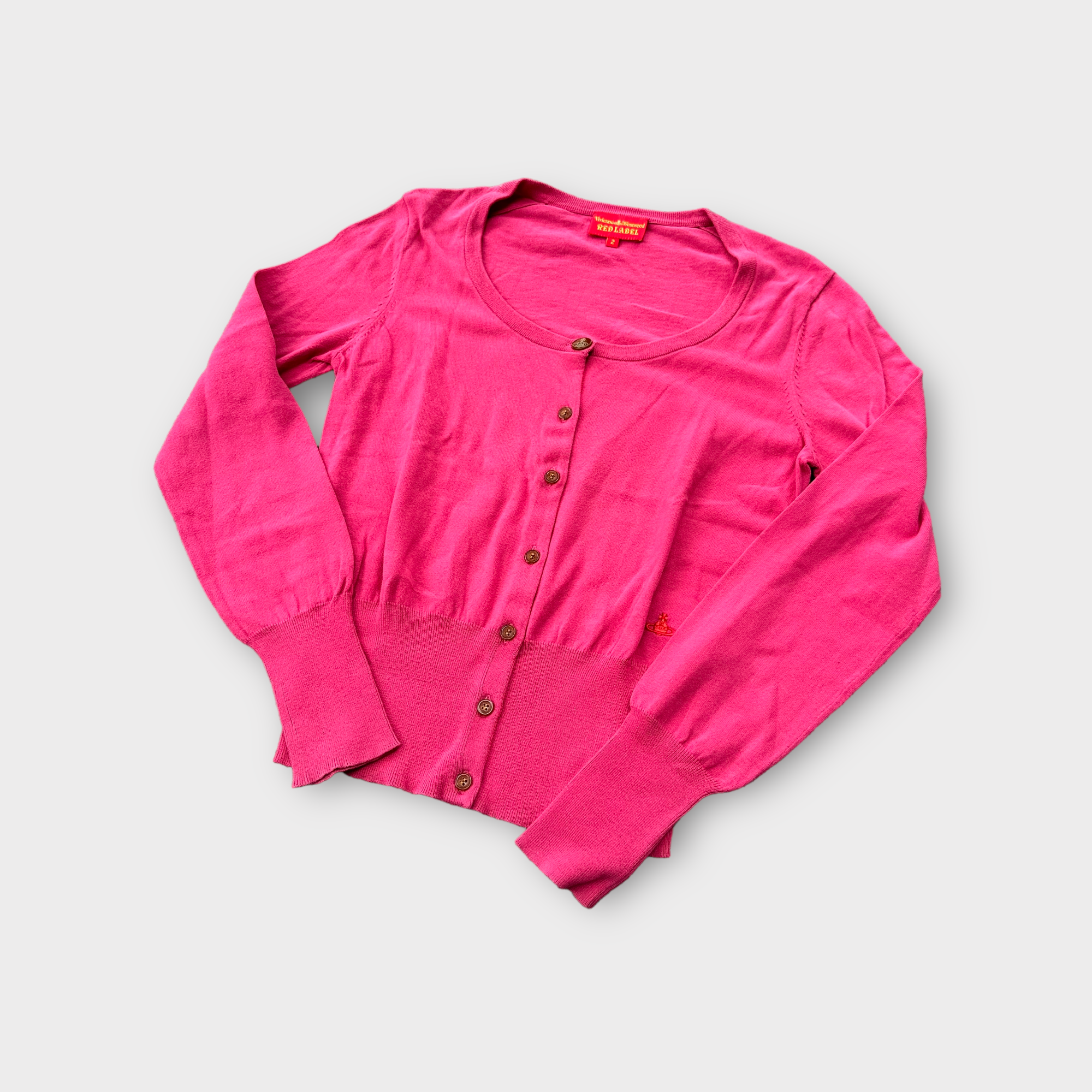 vivienne westwood pink cardigan