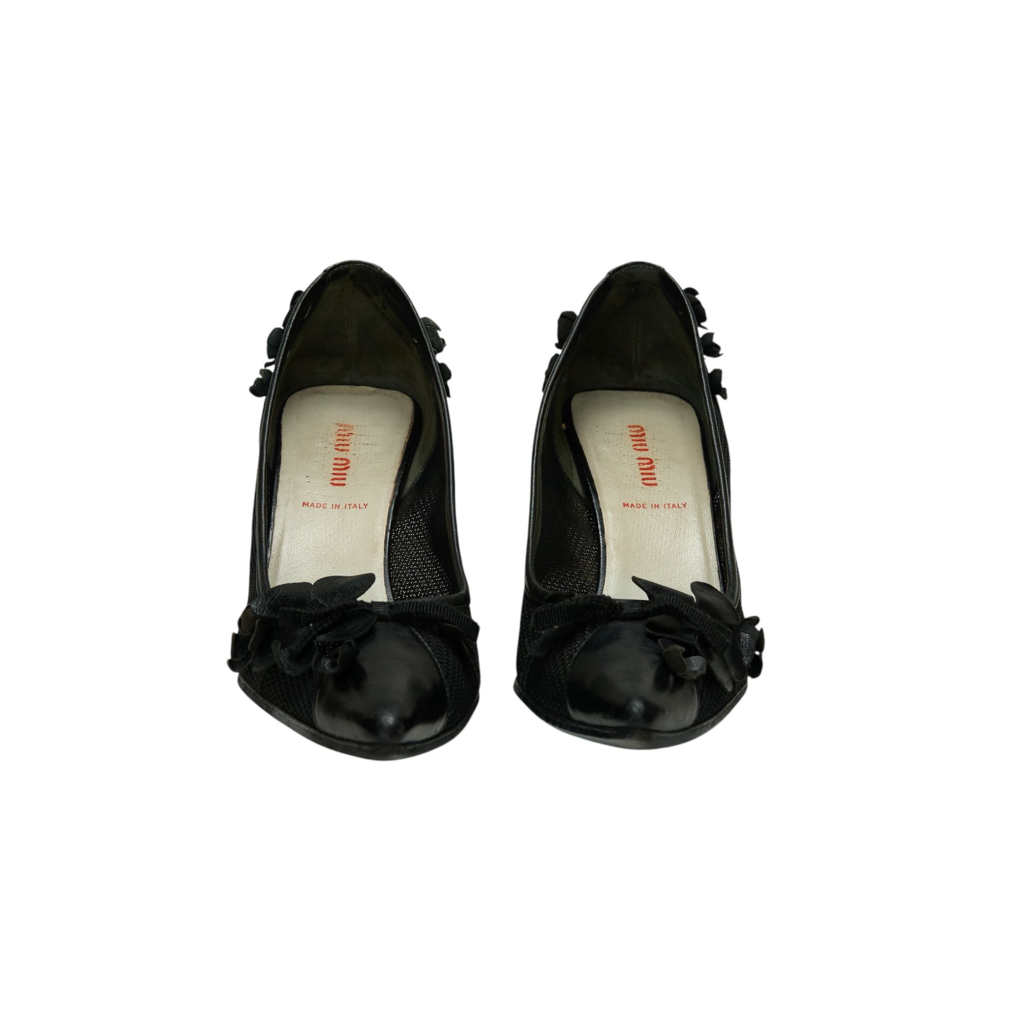 miu miu 2000s black heels