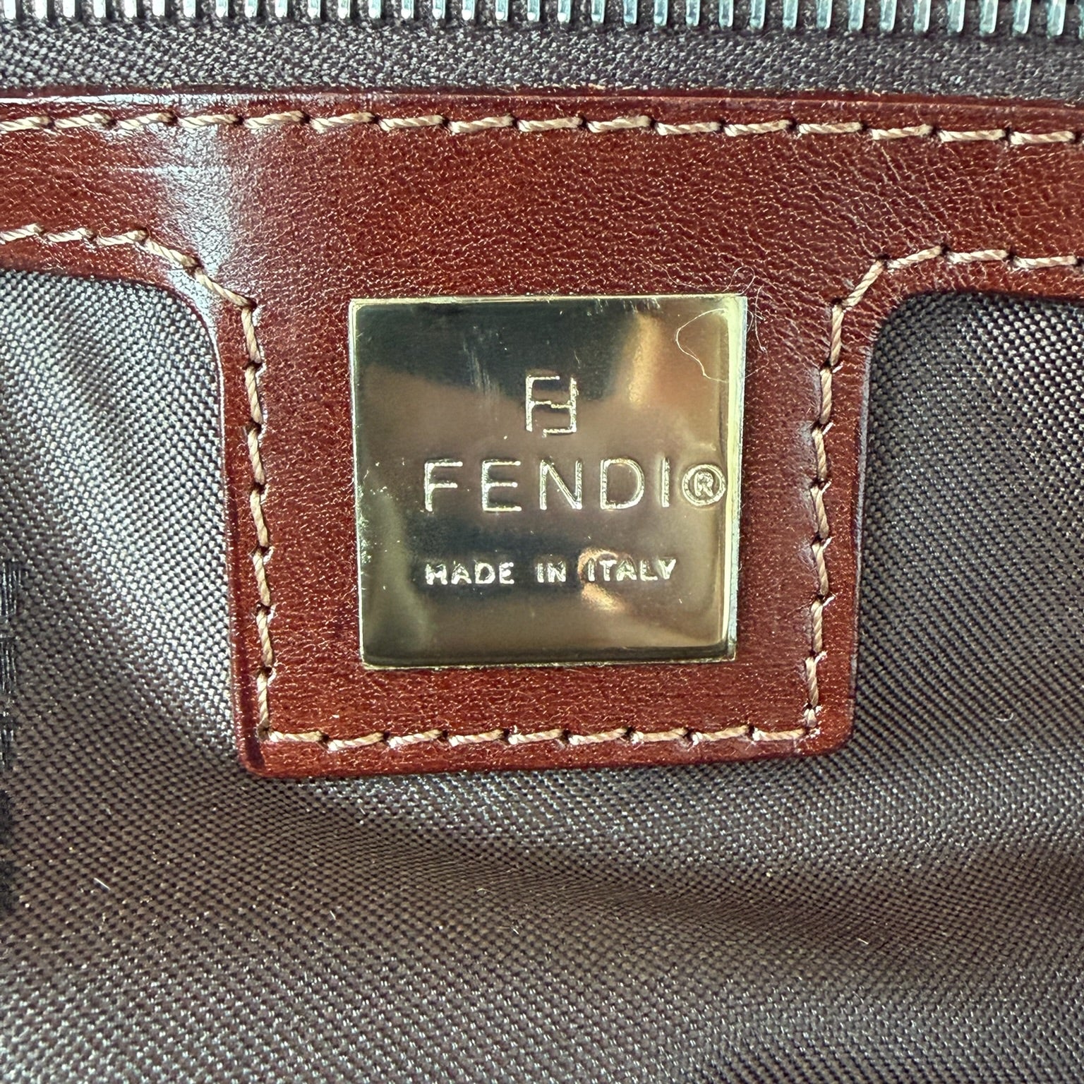 fendi 2000s corduroy bag