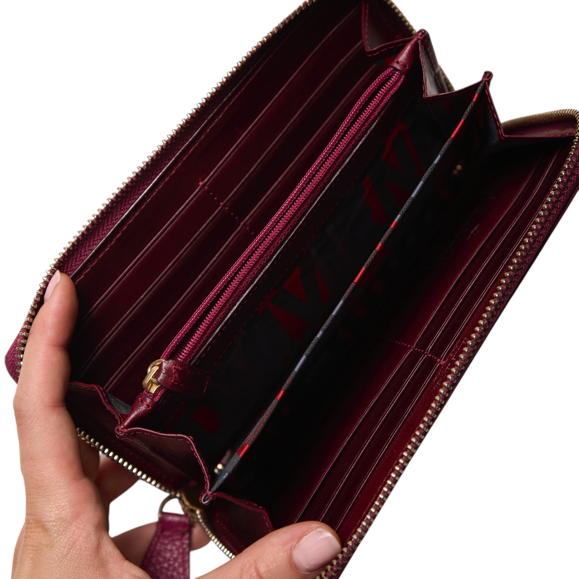 vivienne westwood dark pink long wallet