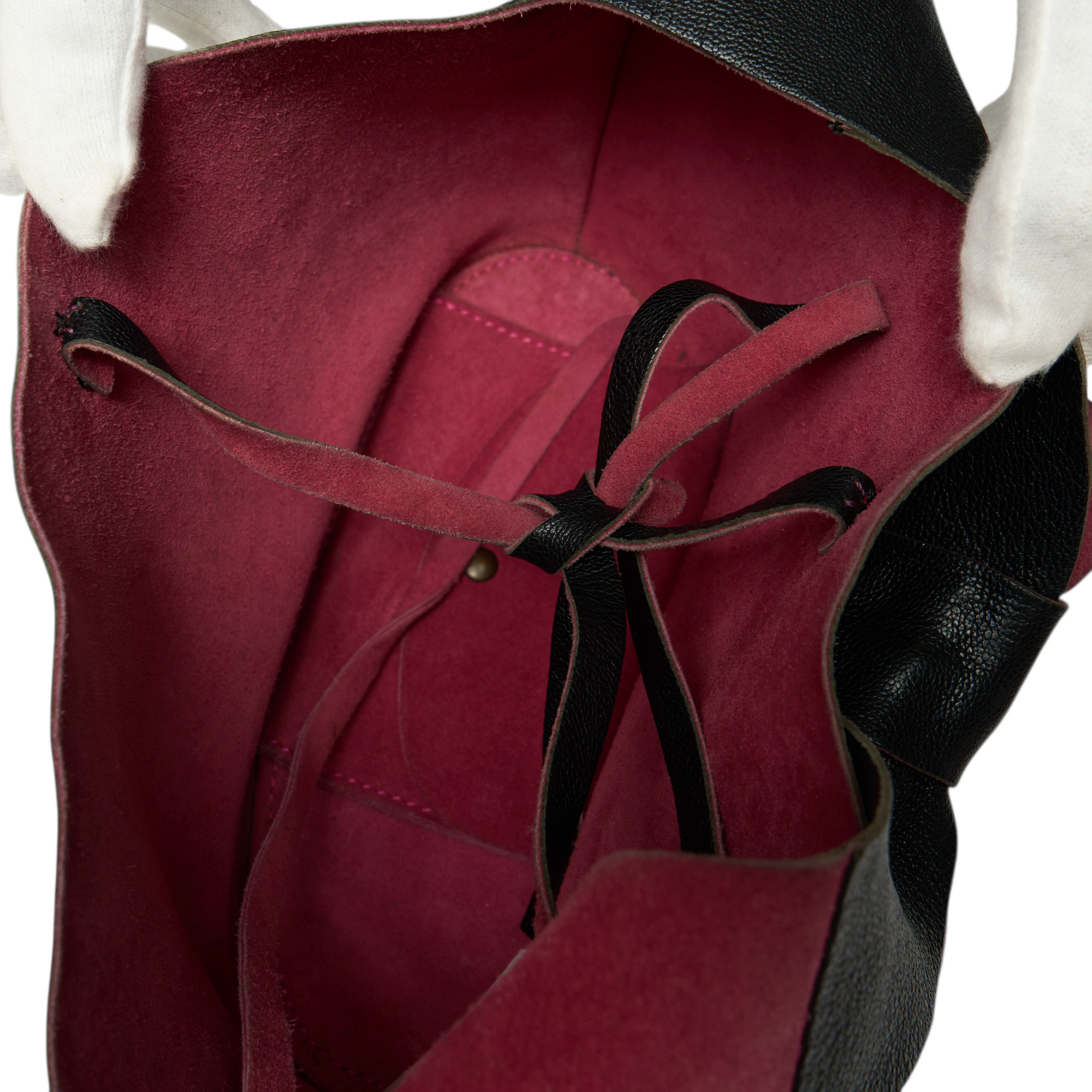 miu miu 2000s black bow bag