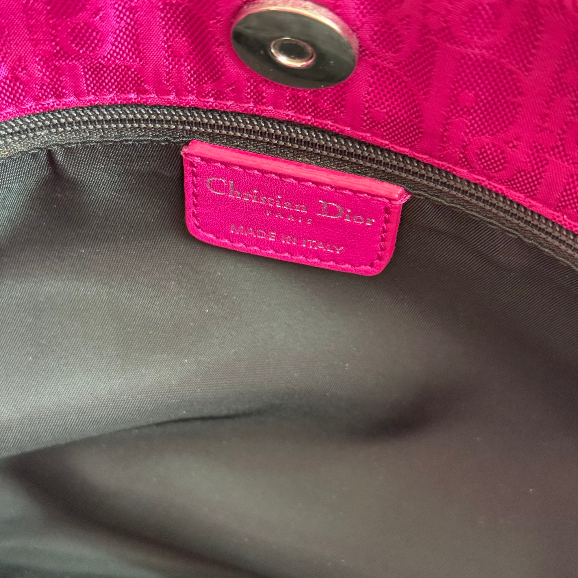 christian dior 2000s pink shoulder bag