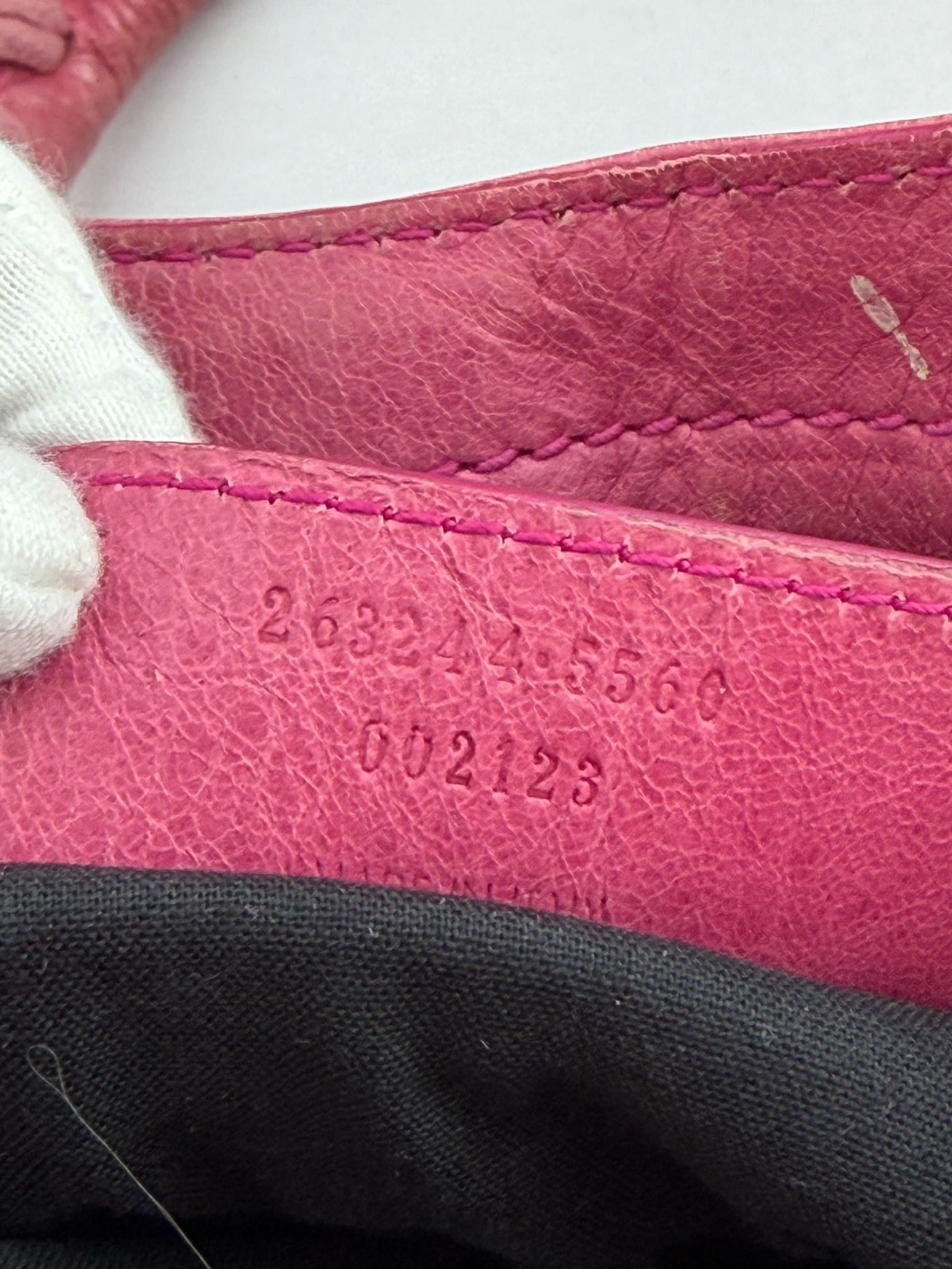 balenciaga 2000s hot pink velo bag