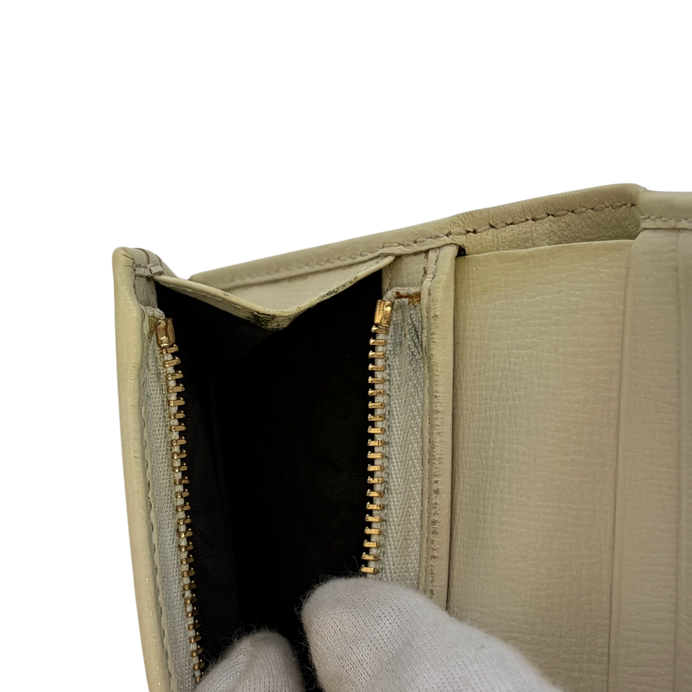 gucci cream horsebit bag