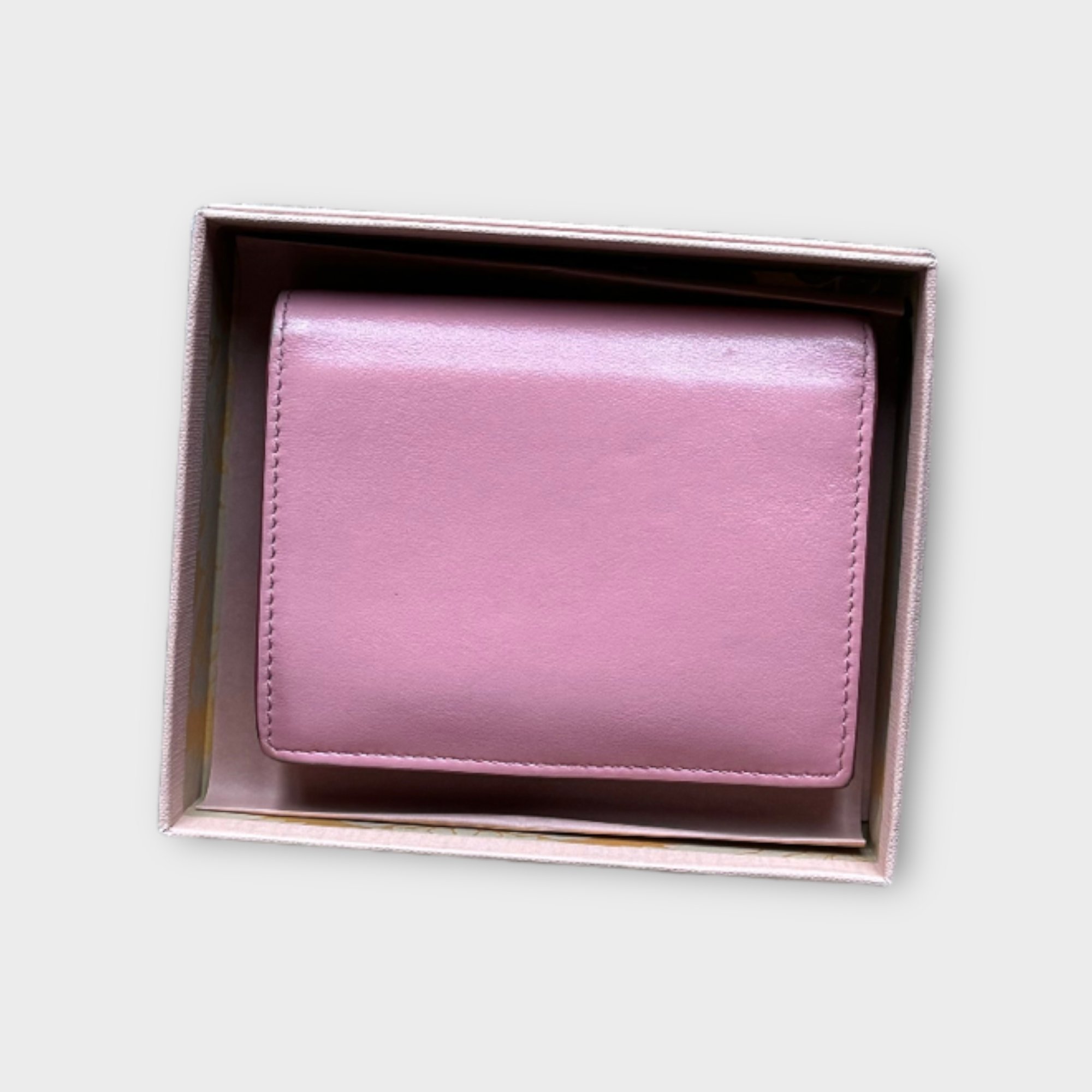 miu miu pink bow wallet