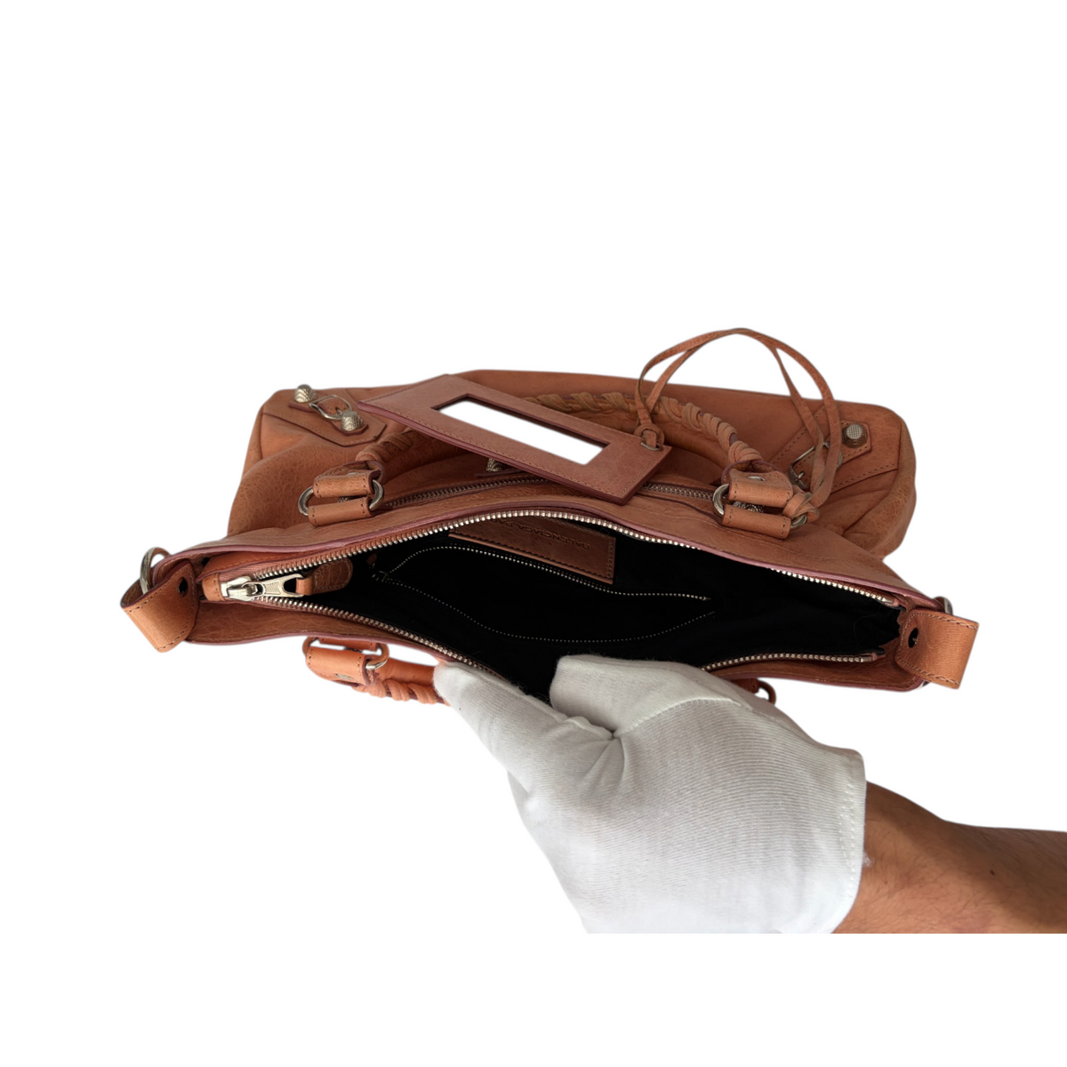 balenciaga 2000s orange first bag