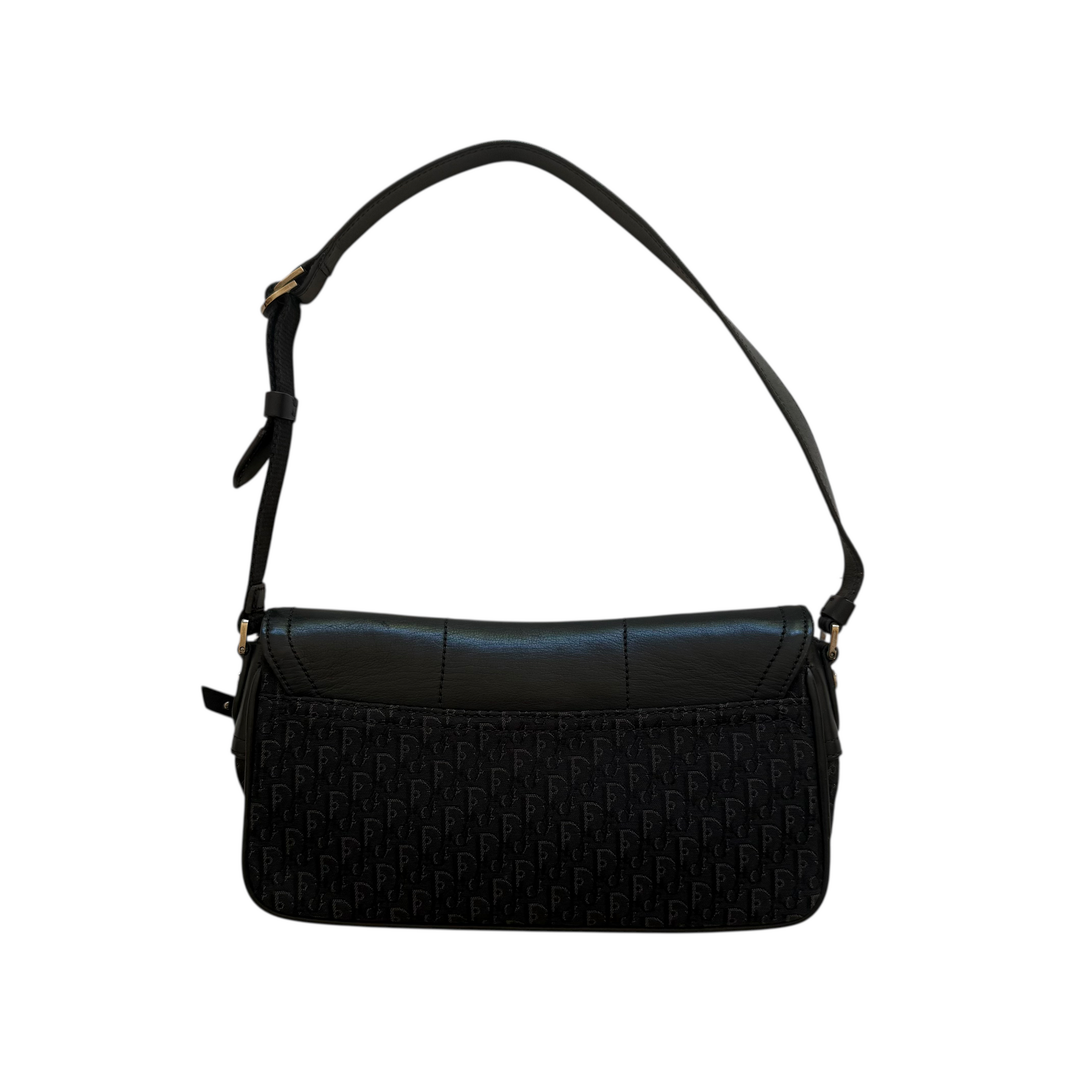 christian dior 2000s black shoulder bag